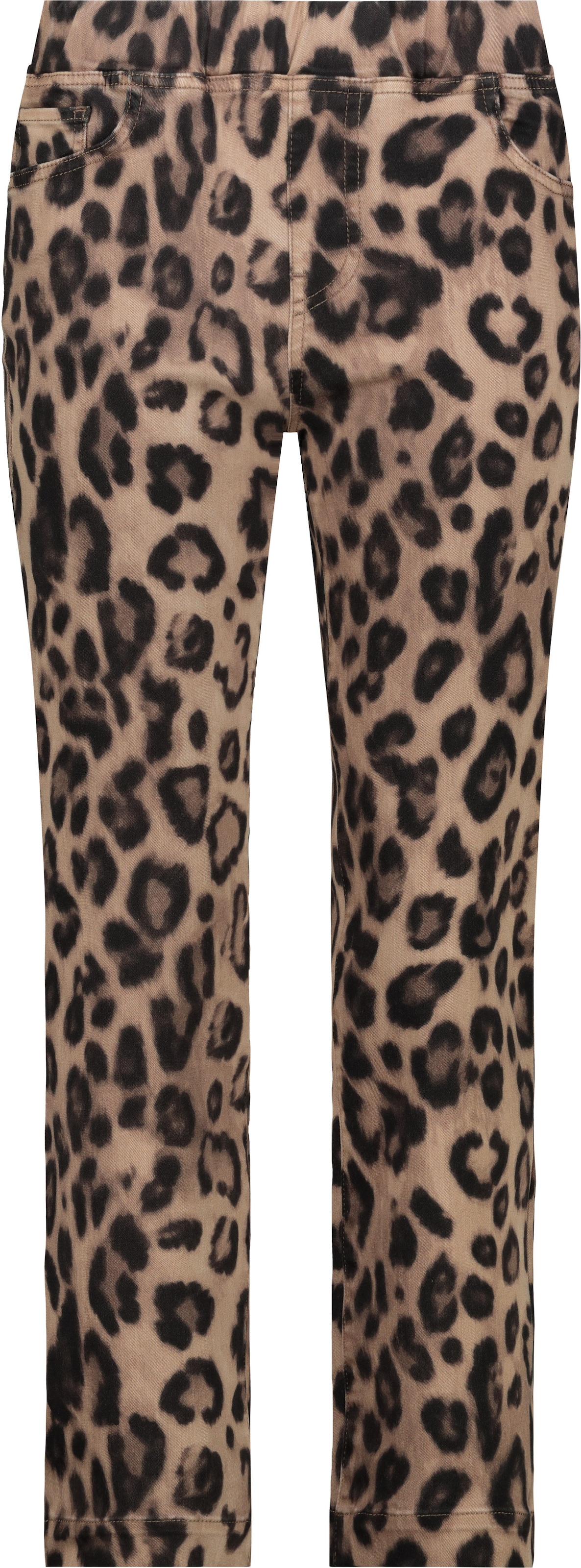 Monari 7/8-Hose »Hose Leo allover Schlupf«, Mit geradem Bein