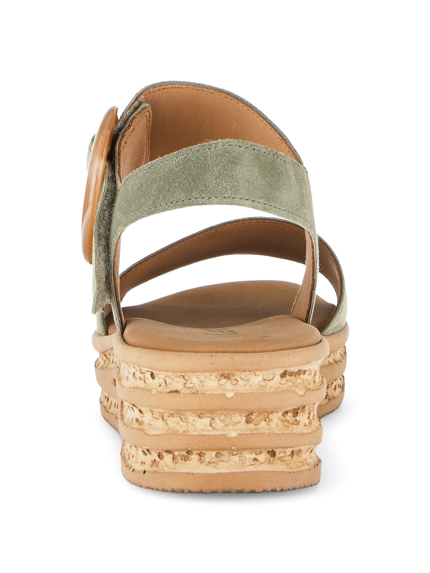 Gabor Keilsandalette  , Riemchensandale, Sommerschuh mit modischer Zierschnalle