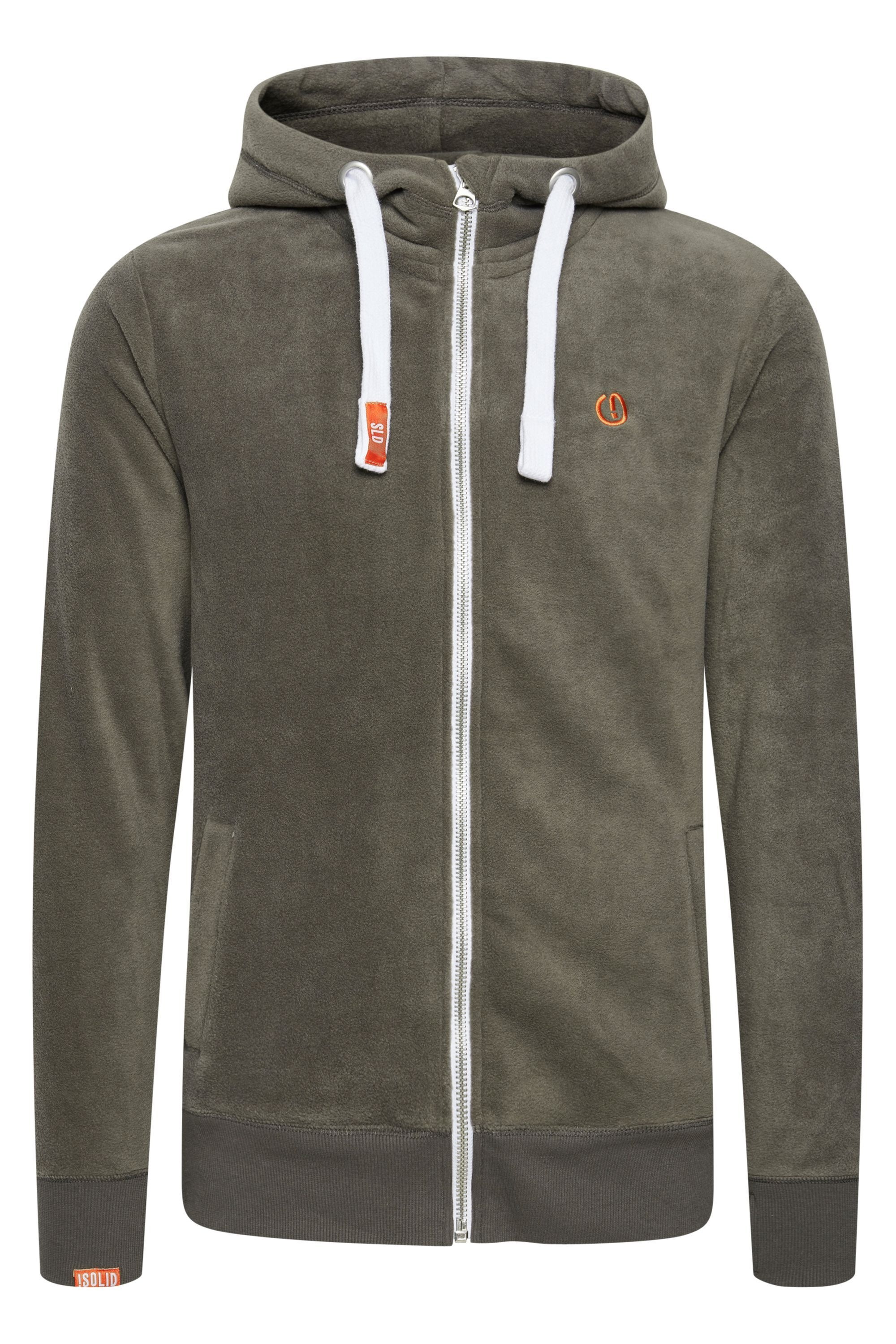 !Solid Fleecejacke »Fleecejacke SDLoki«, mit Kapuze