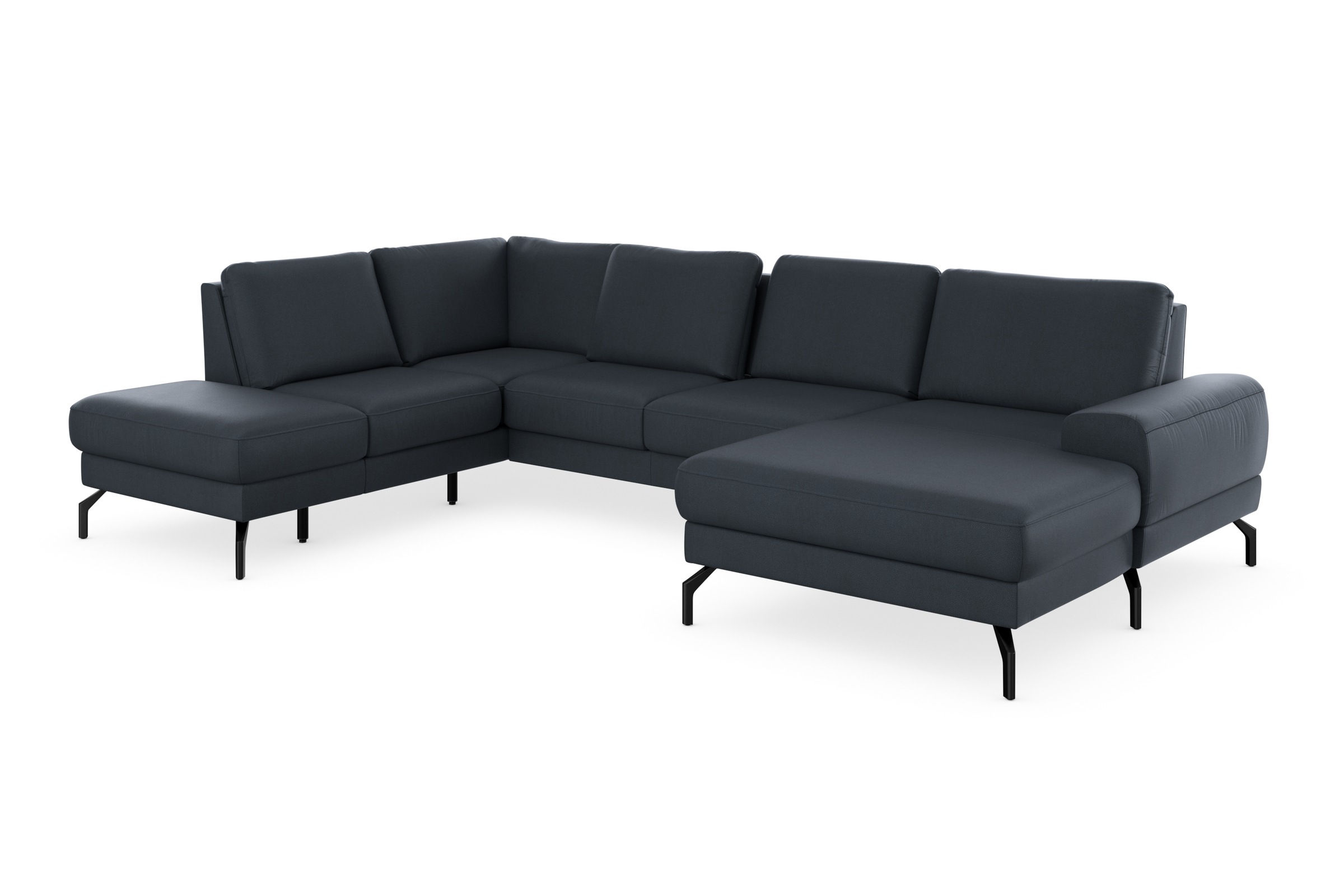 sit&more Wohnlandschaft »Cinturo U-Form«, inklusive Sitztiefenverstellung und Federkern, Sitzhöhe 48 cm