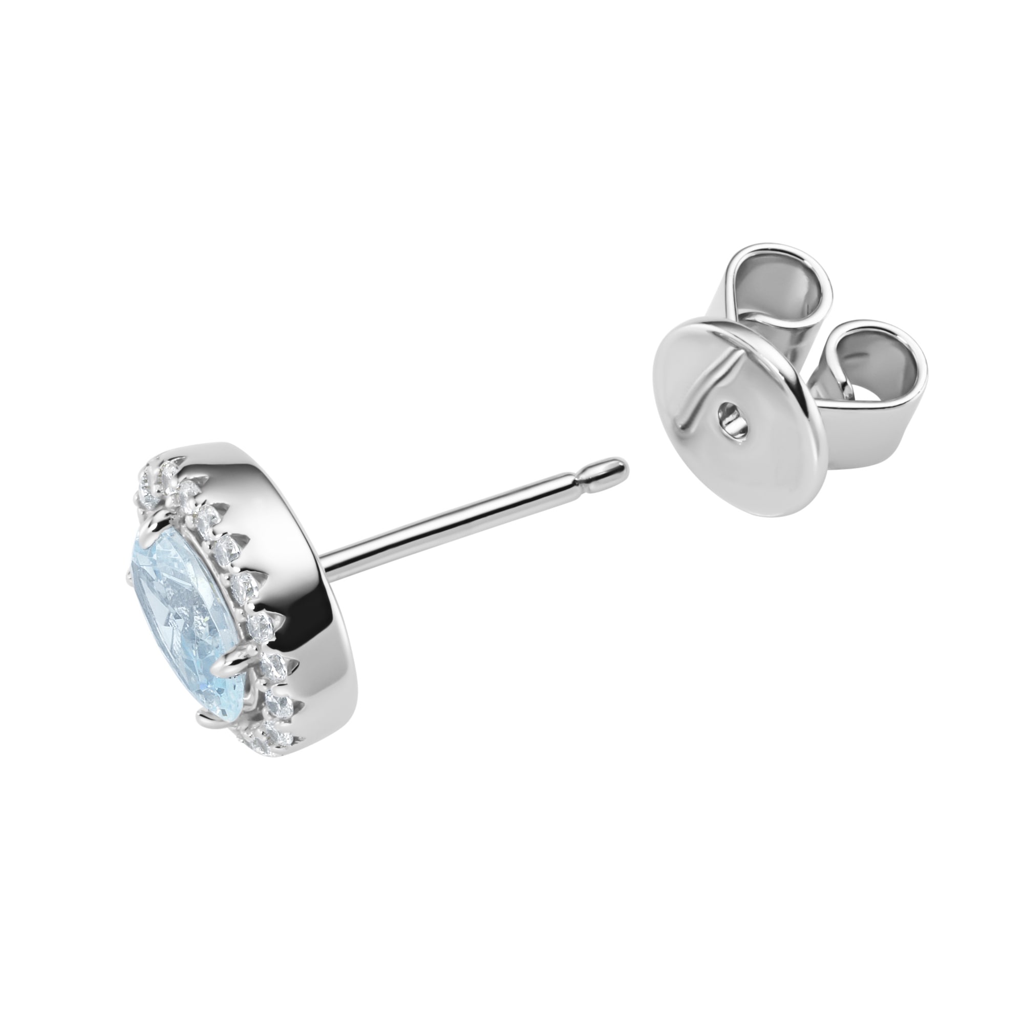 GIORGIO MARTELLO MILANO Paar Ohrstecker »Ohrstecker Ziersteine, Zirkonia weiß, Silber 925«