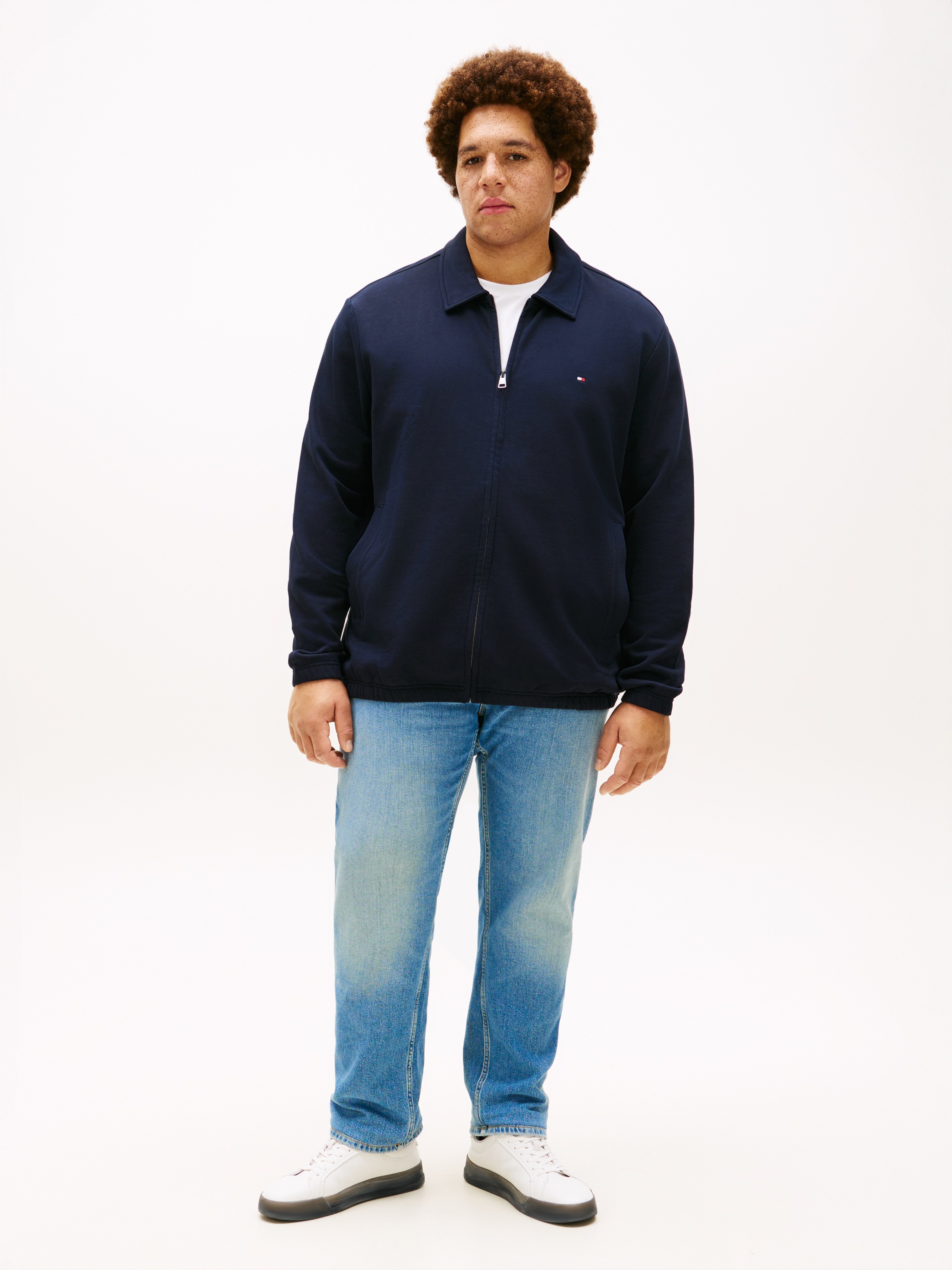 Tommy Hilfiger Big & Tall Sweatjacke »ESSENTIAL TERRY IVY« Große Größen, regular fit