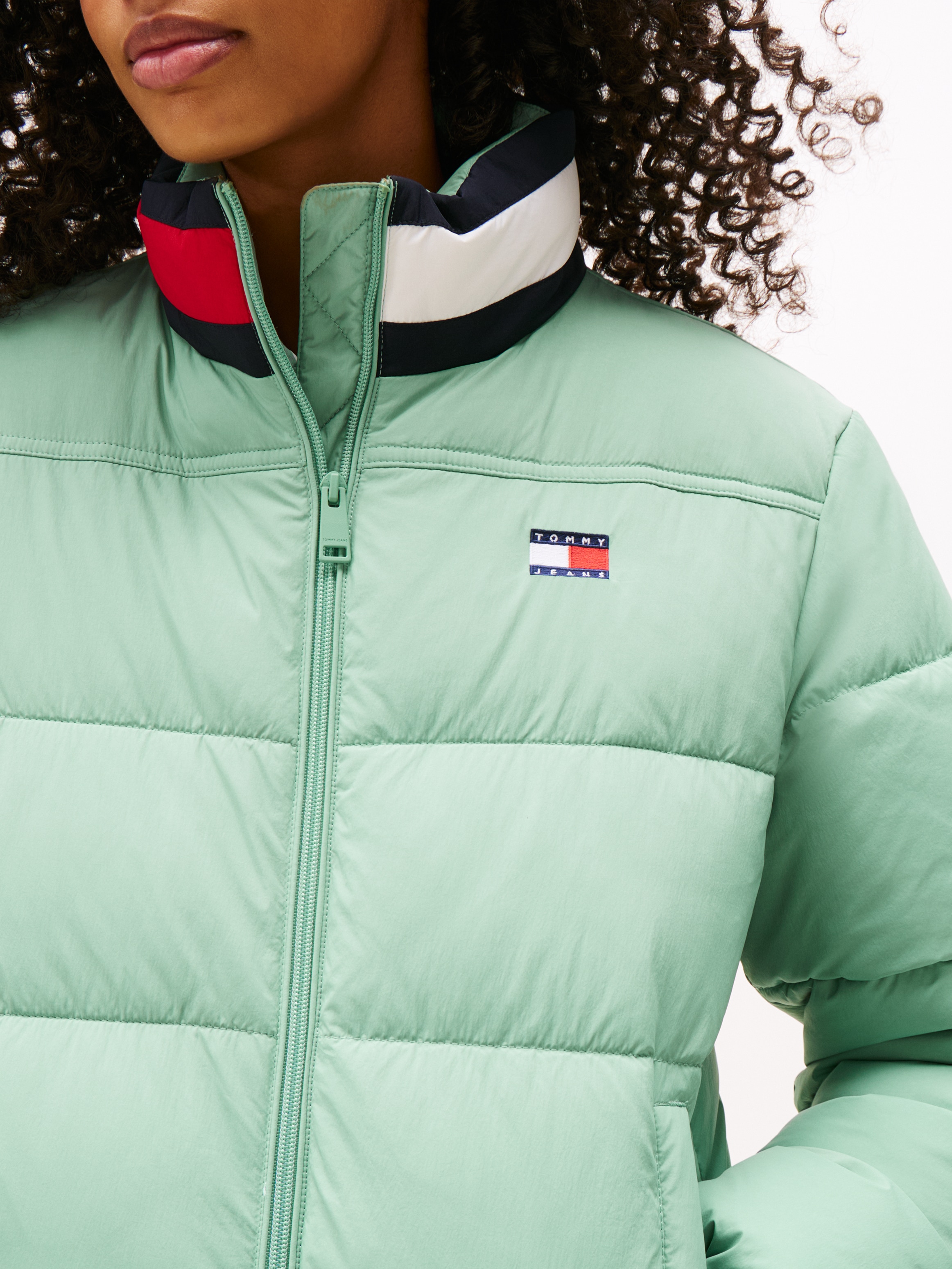 Tommy Jeans Steppjacke »TJW ESS PUFFER FLAG JACKET EXT«