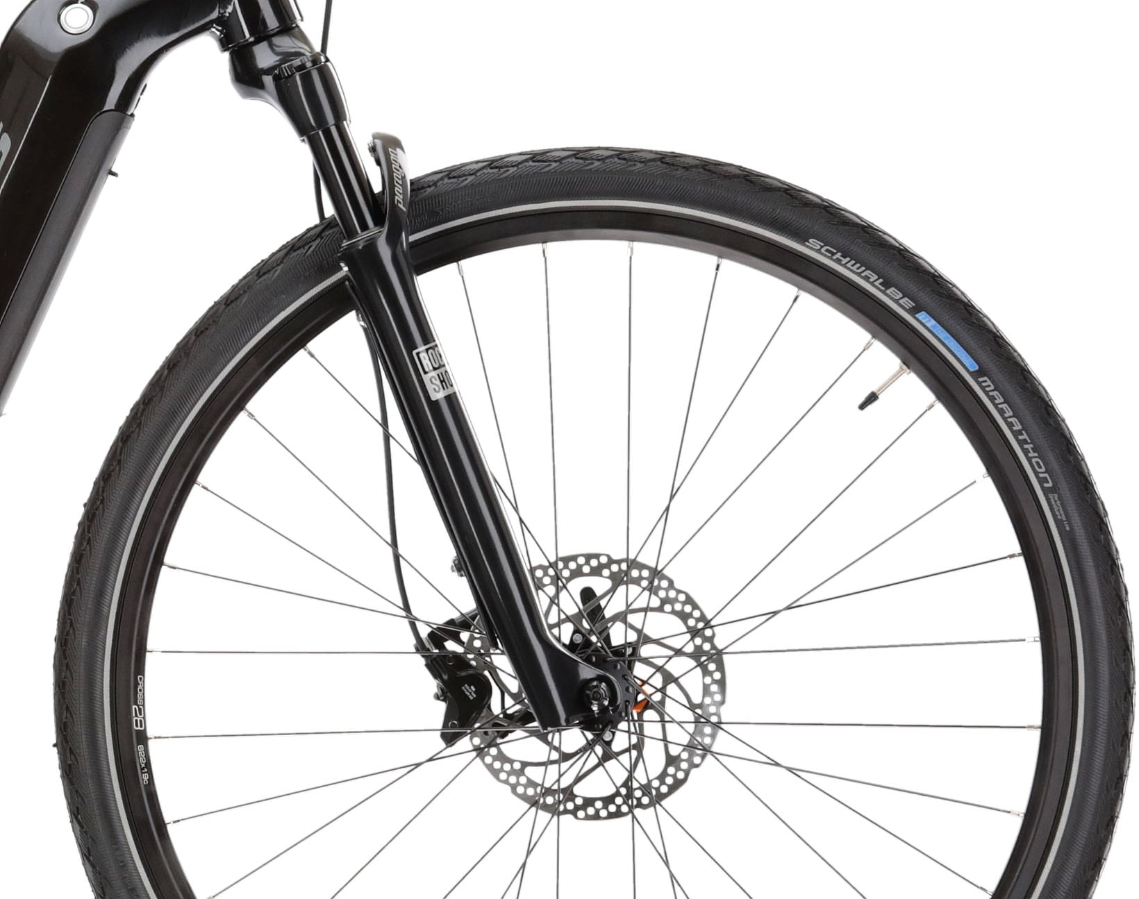 Kross E-Bike »E-Crossrad Evado Hybrid 6.0 28 Zoll schwarz«, 10 Gang, Shimano, DEORE XT T8000, Mittelmotor 250 W, Pedelec, Elektrofahrrad für Damen und Herren