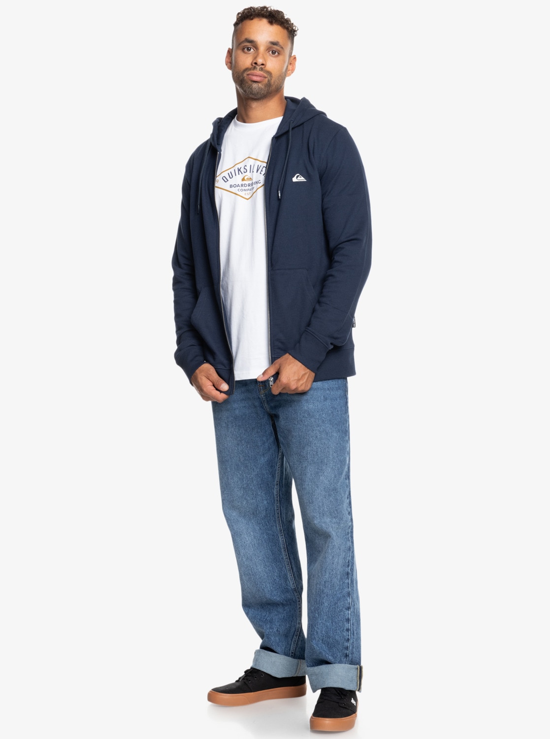 Quiksilver Kapuzensweatjacke »BASIC HOOD ZIP YOUNG MEN«
