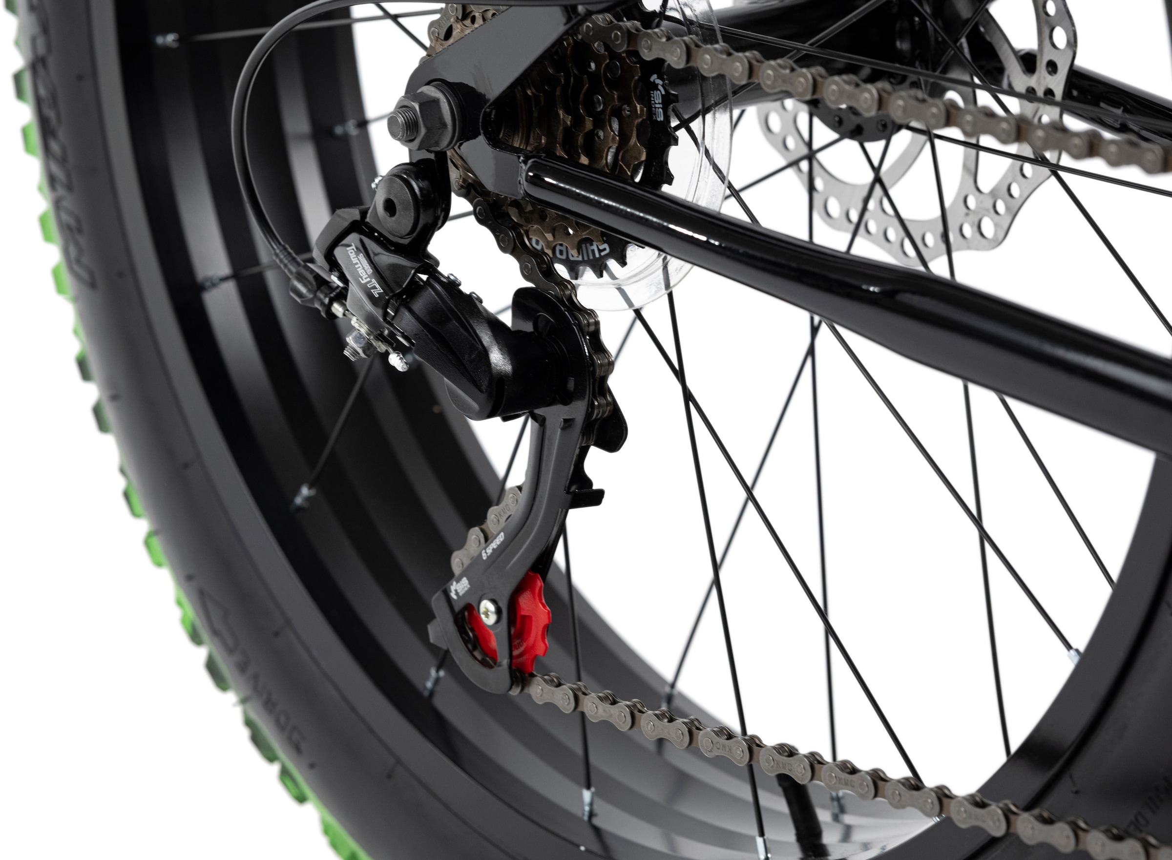 KS Cycling Fatbike »SNW2458«, 6 Gang, Shimano, Tourney Schaltwerk, Kettenschaltung, für Herren, Kettenschaltung