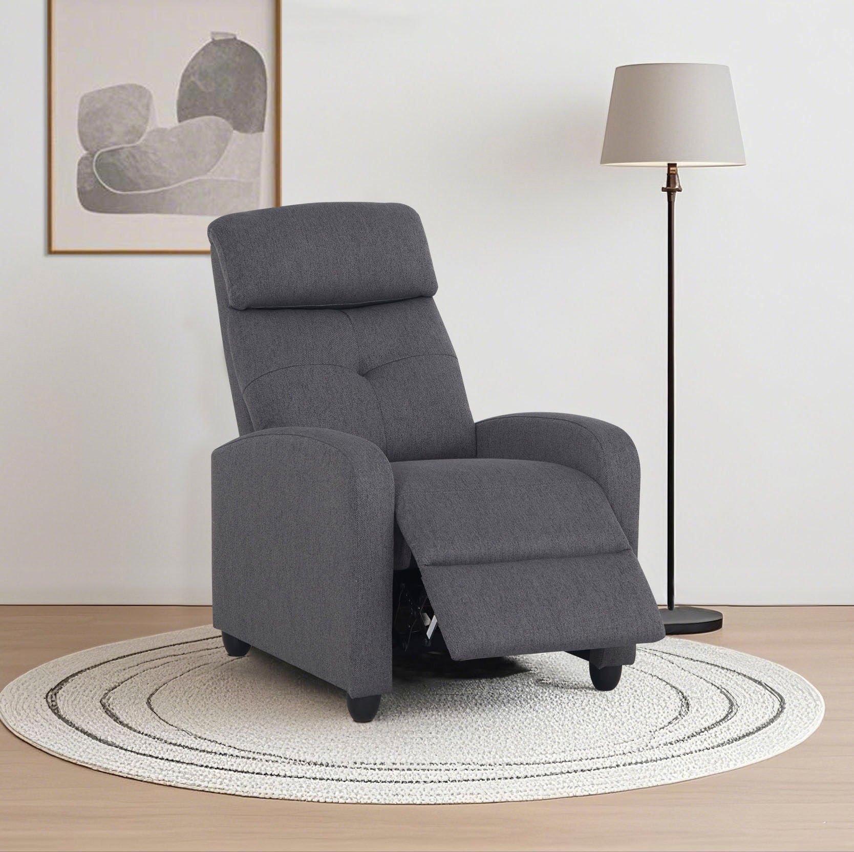 Home affaire Relaxsessel »VESOUL, TV-Sessel, Ruhesessel mit Schlaffunktion, Webstoff«, Loungesessel mit manueller Relaxfunktion 105°-135°