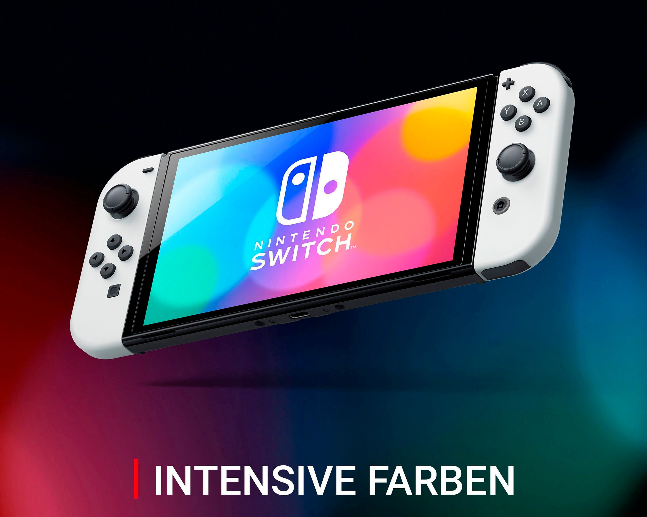 Nintendo Switch Konsolen-Set »OLED + Gratis Big Brain Academy + Everybody 1-2-Switch!«