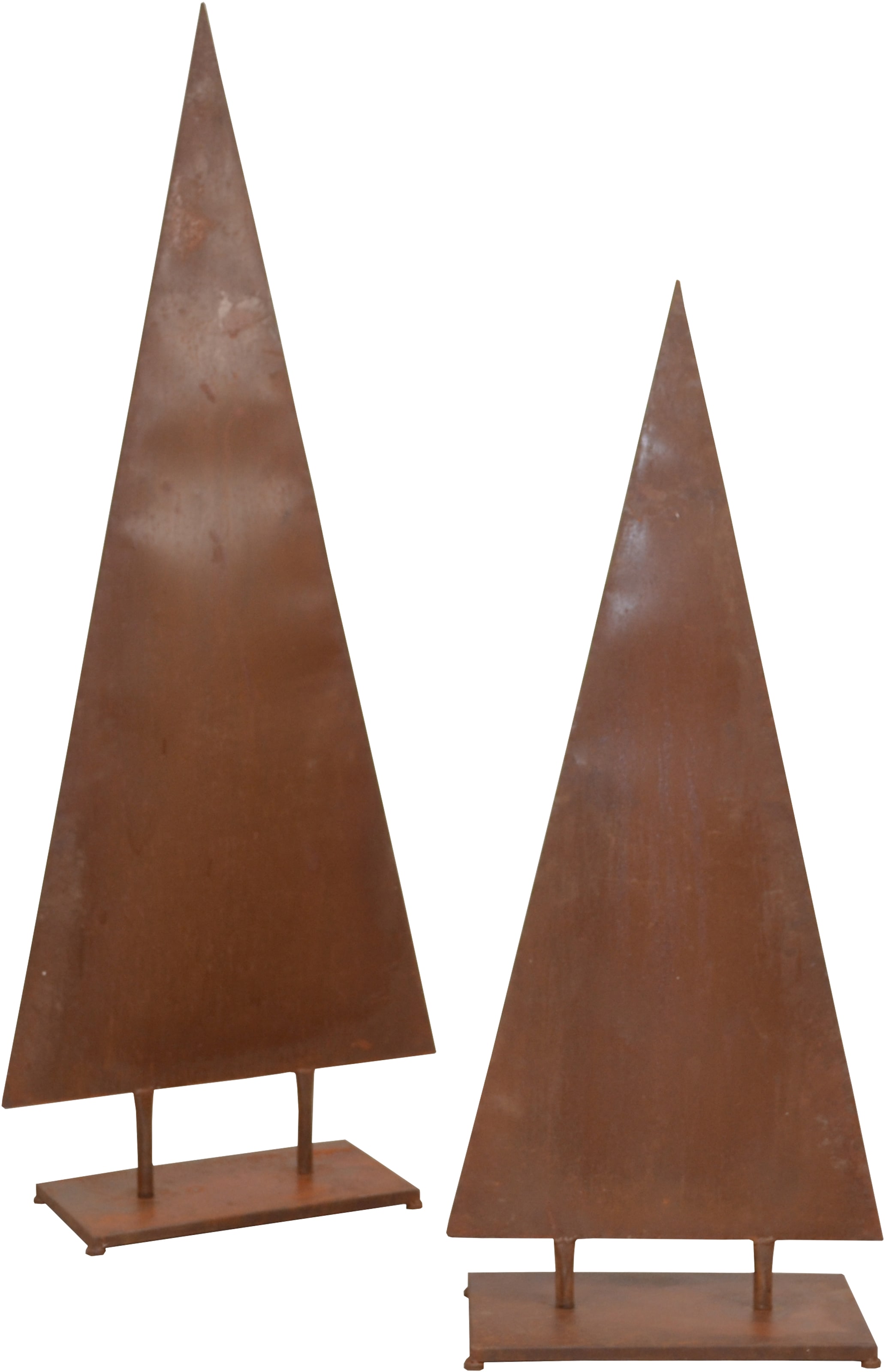 HOFMANN LIVING AND MORE Dekobaum »Weihnachtsbaum, Weihnachtsdeko aussen«, aus Metall, mit rostiger Oberfläche