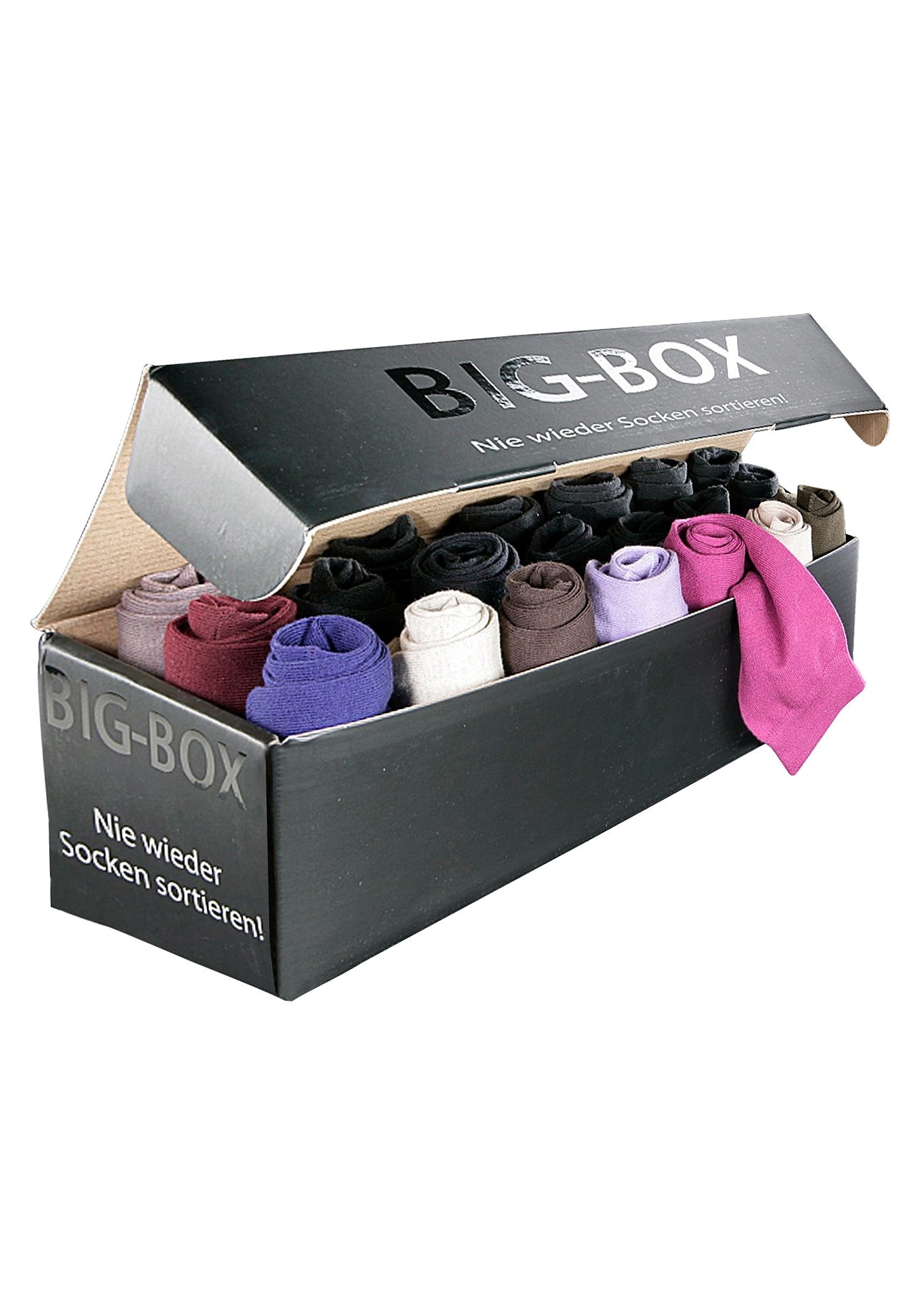 Go in Basicsocken »mit Baumwolle und Komfortbund, ohne drückende Naht«, (Box, 20 Paar), in der großen Big-Box