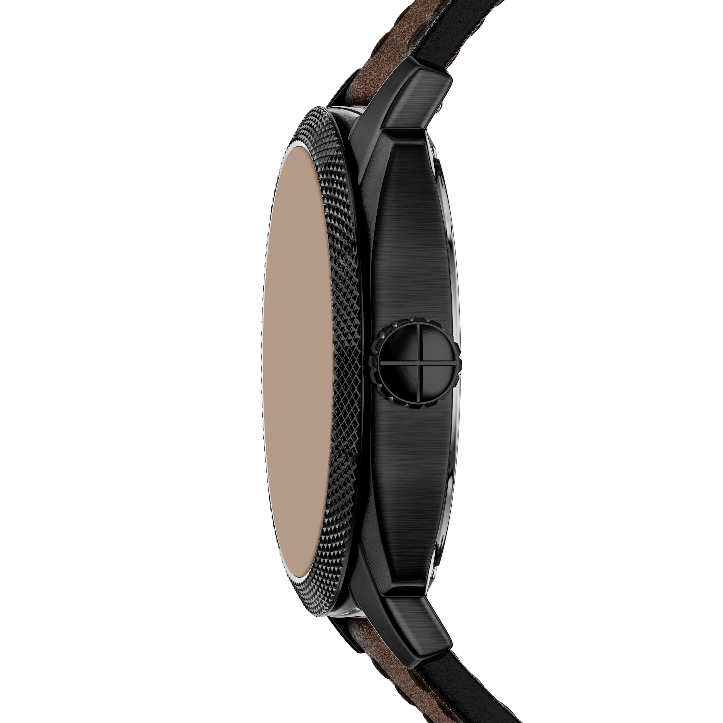 Fossil Quarzuhr »Machine« Armbanduhr, Lederarmband, analog, Tag