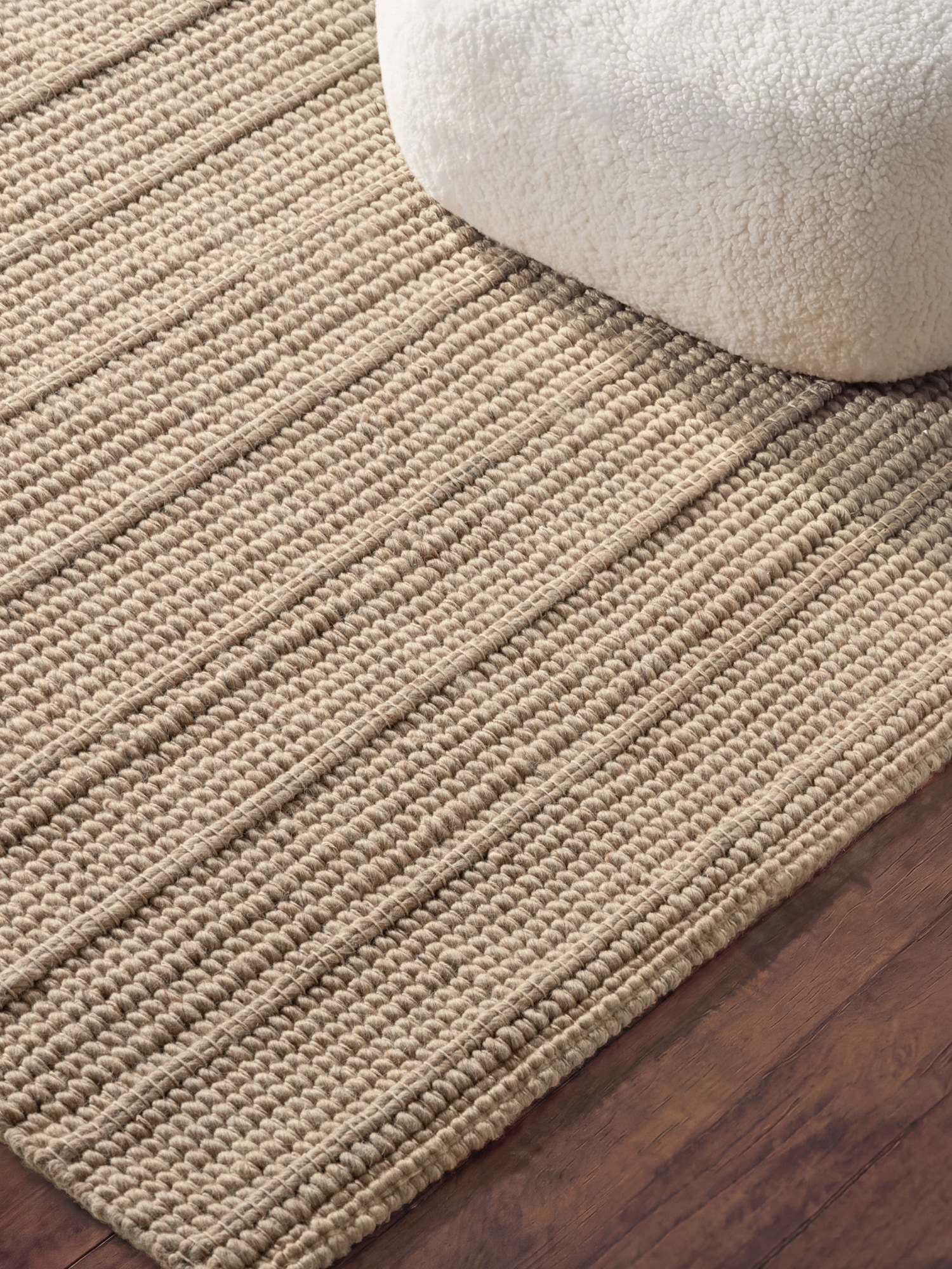 Ted Baker Wollteppich »Parker« rechteckig 7 mm Höhe Wolle, Natur, handgewebt, Wohnzimmer, Schlafzimmer, Boho, Skandi