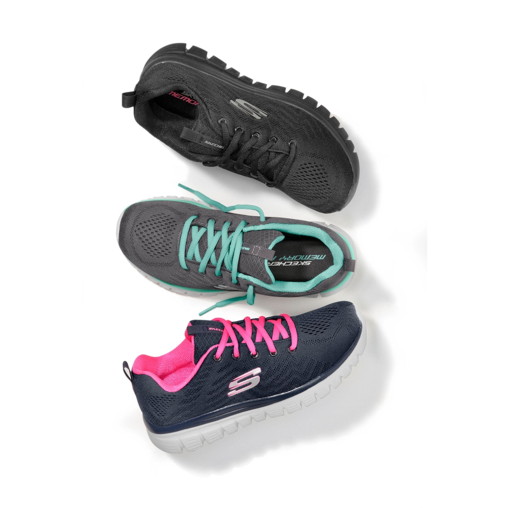 Skechers Sneaker »Graceful - Get Connected«, mit Memory Foam, Freizeitschuh, Halbschuh, Schnürschuh