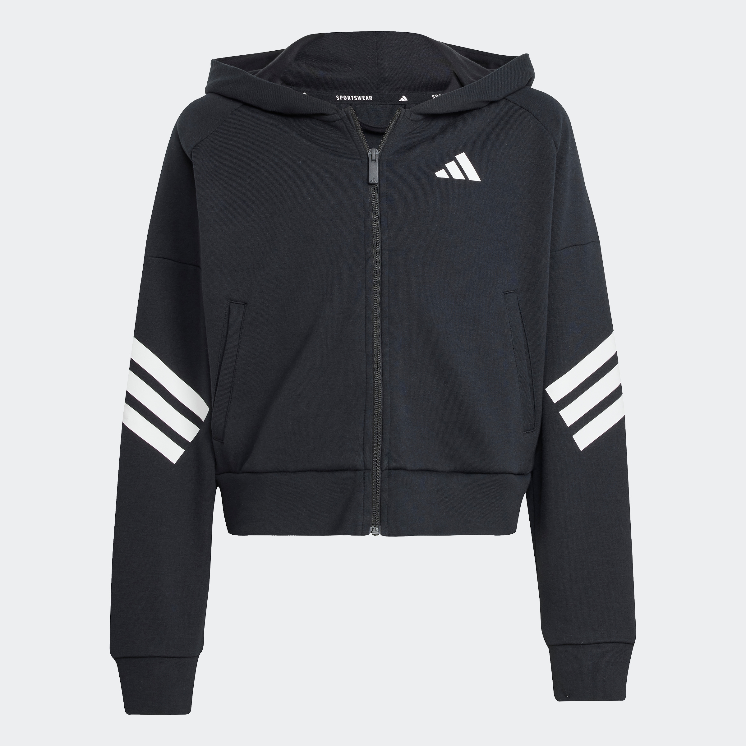 adidas Sportswear Kapuzensweatshirt »JG FI 3S FZ«