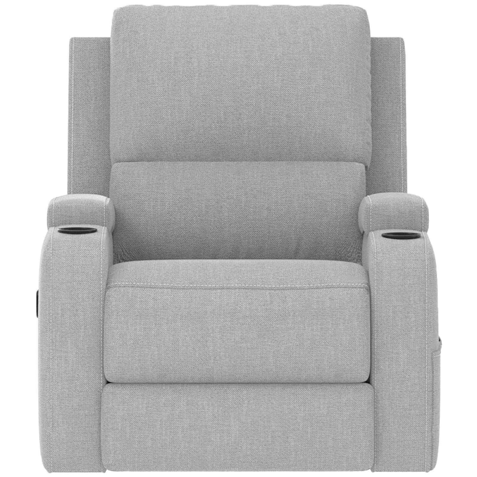 OTTO home Relaxsessel »NAPORI Struktur, Kinosessel, Multimedia-Sessel« TV-Sessel mit manueller u elektrischer Relaxfunktion u. Getränkehalter