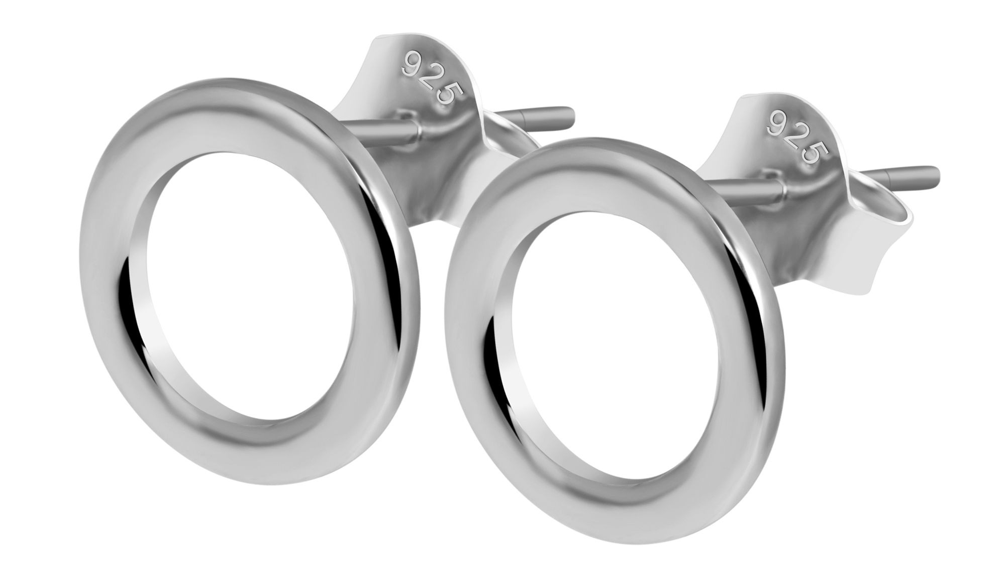 Adelia´s Paar Ohrstecker »Damen Ohrringe ¿ Ohrstecker aus 925 Silber«