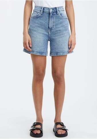Calvin Klein Jeans Shorts »MOM SHORT«, in mittelblauer Vintage-Waschung kaufen