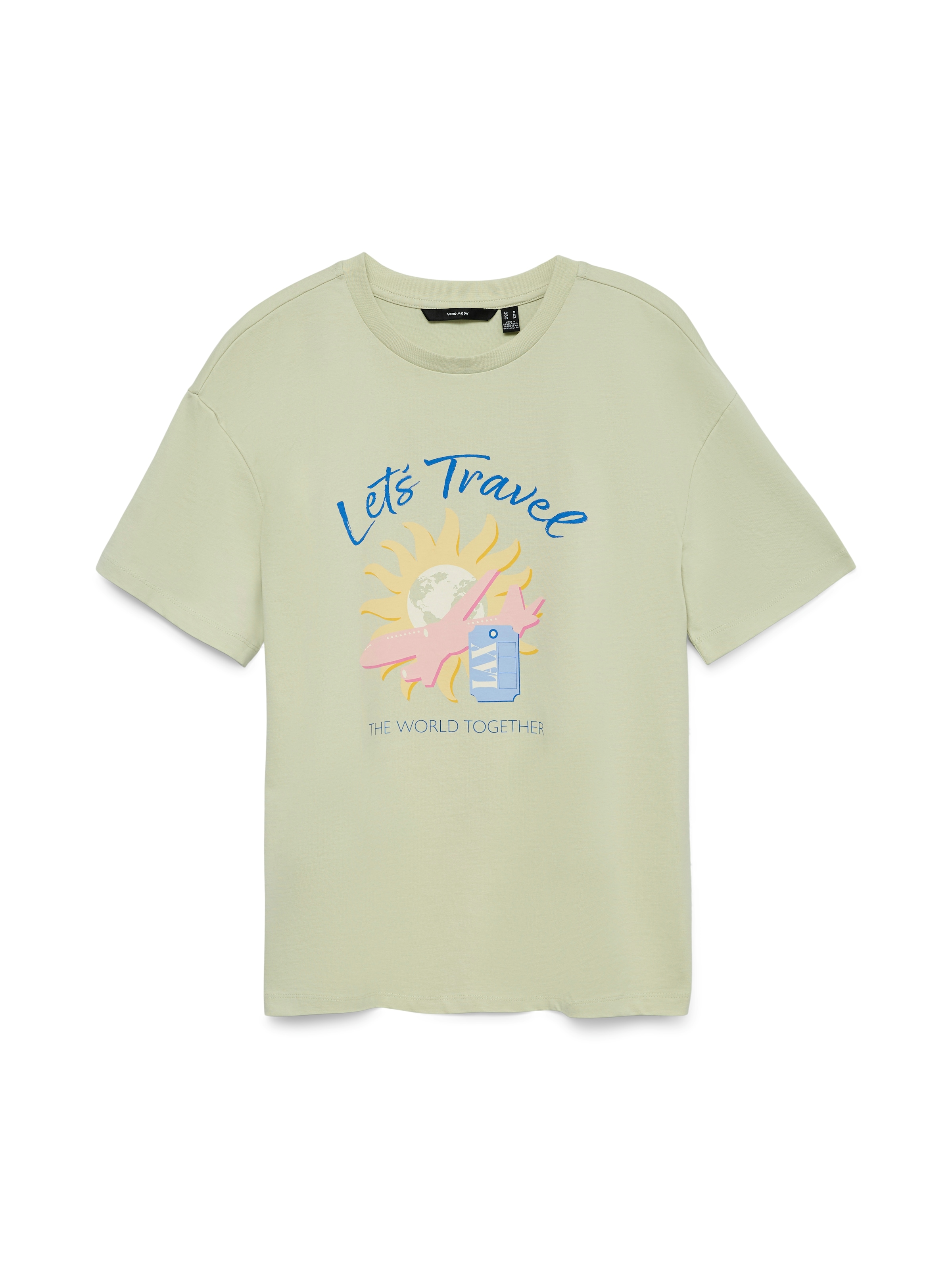 Vero Moda T-Shirt »VMNINNA MIA SS TOP BOX JRS« Baumwolle, Rückenprint