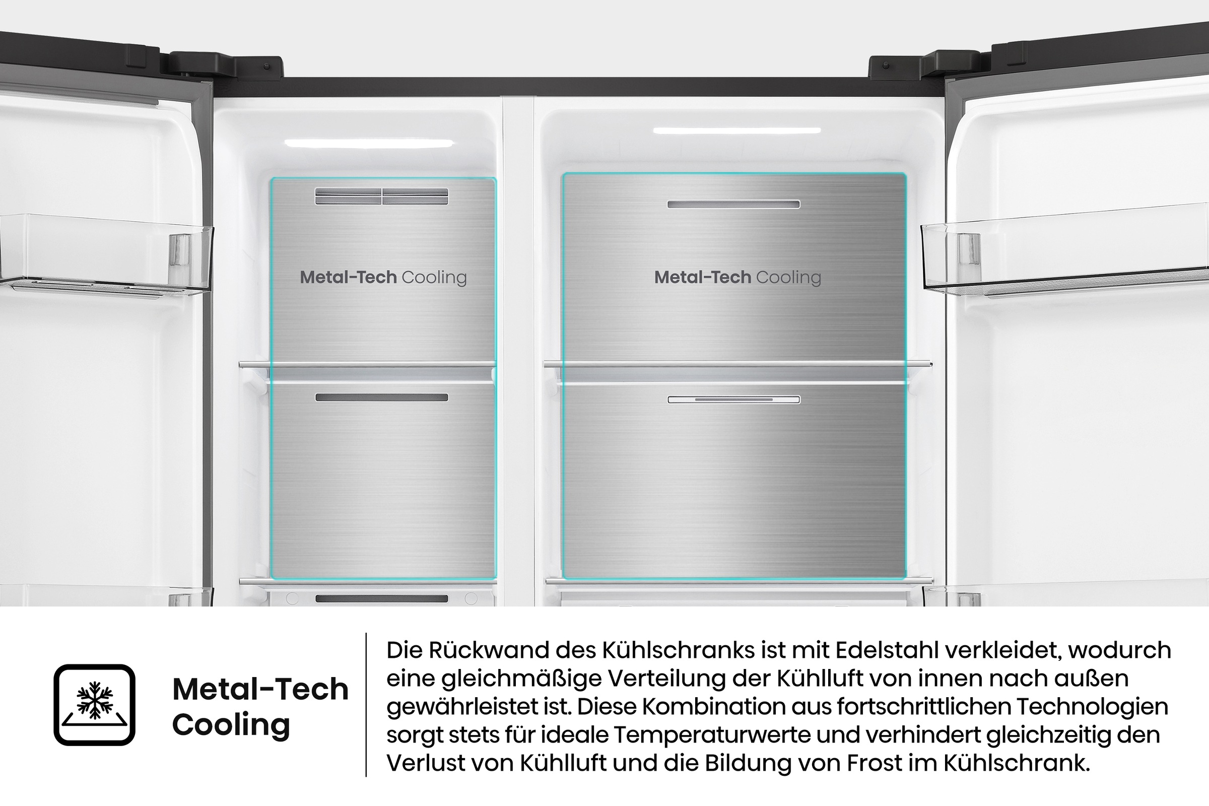Hisense Side-by-Side »RS3P538NAFE« 178,6 cm hoch 91,1 cm breit einfacher Side by Side mit Premium-Ausstattung