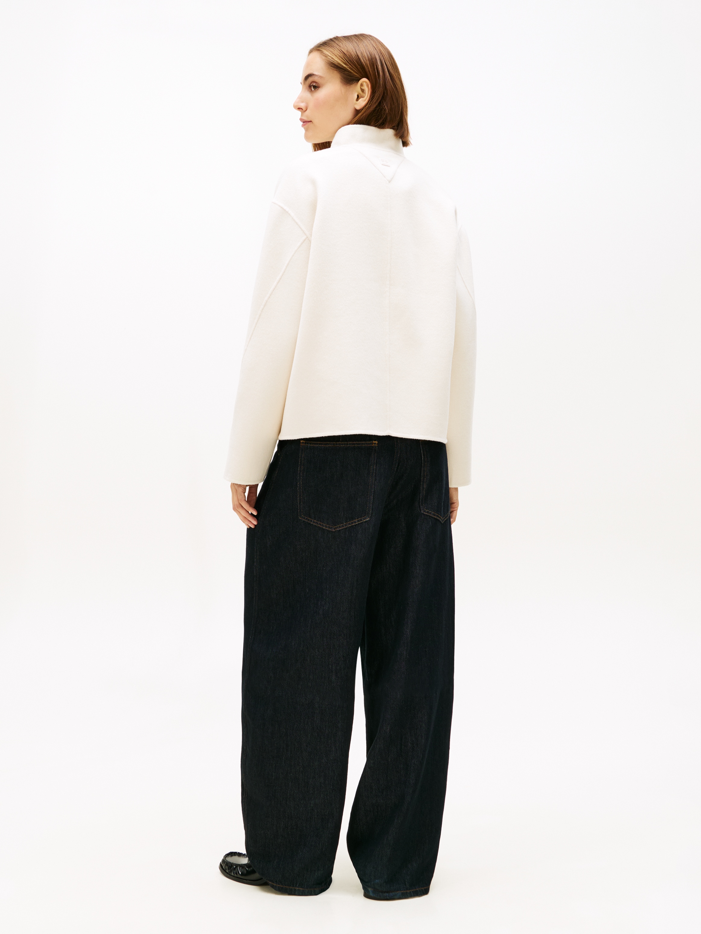 Tommy Hilfiger Bomberjacke »DF WOOL SHORT BOMBER« mit Wolle