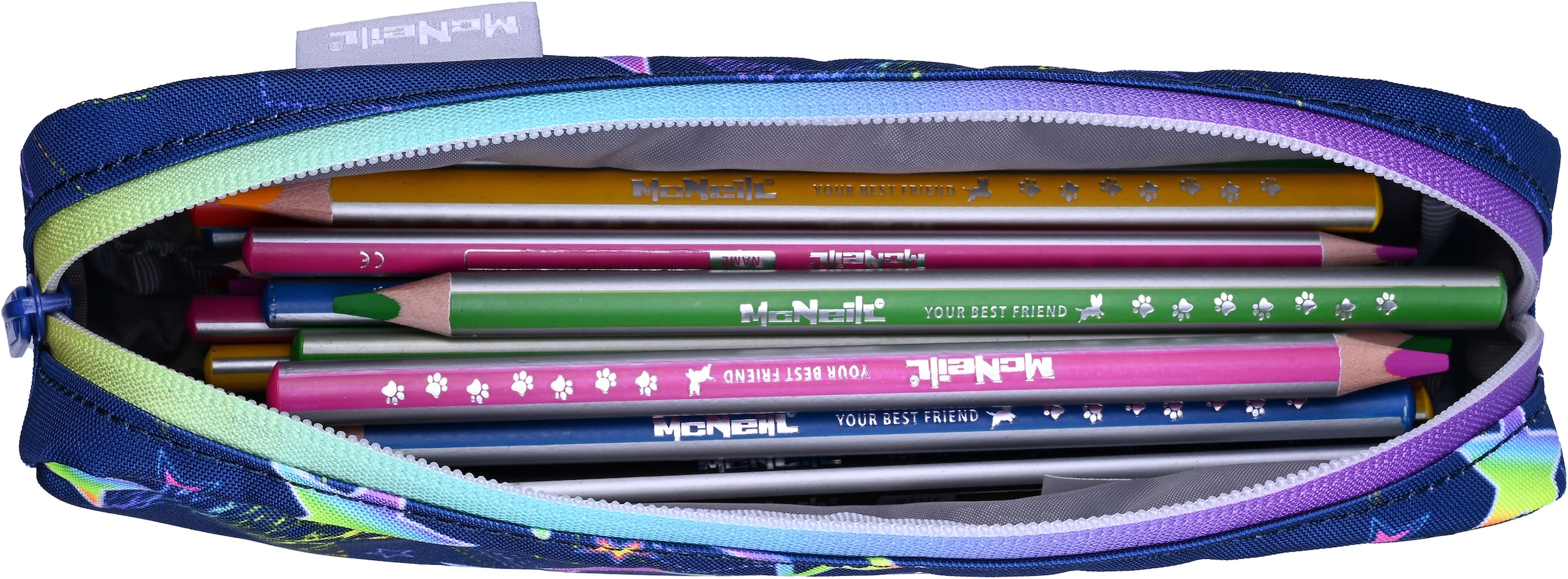 McNeill Schulranzen »Primo, inkl. Etui, Turnbeutel,« Reflektierende Streifen auf den Schultergurten;Retroreflektierende Flächen