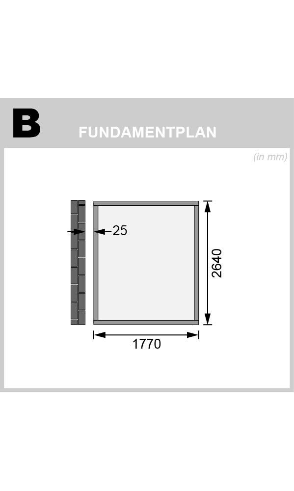 Karibu Gartenhaus »Wurmberg 3« terragrau oder naturbelassen