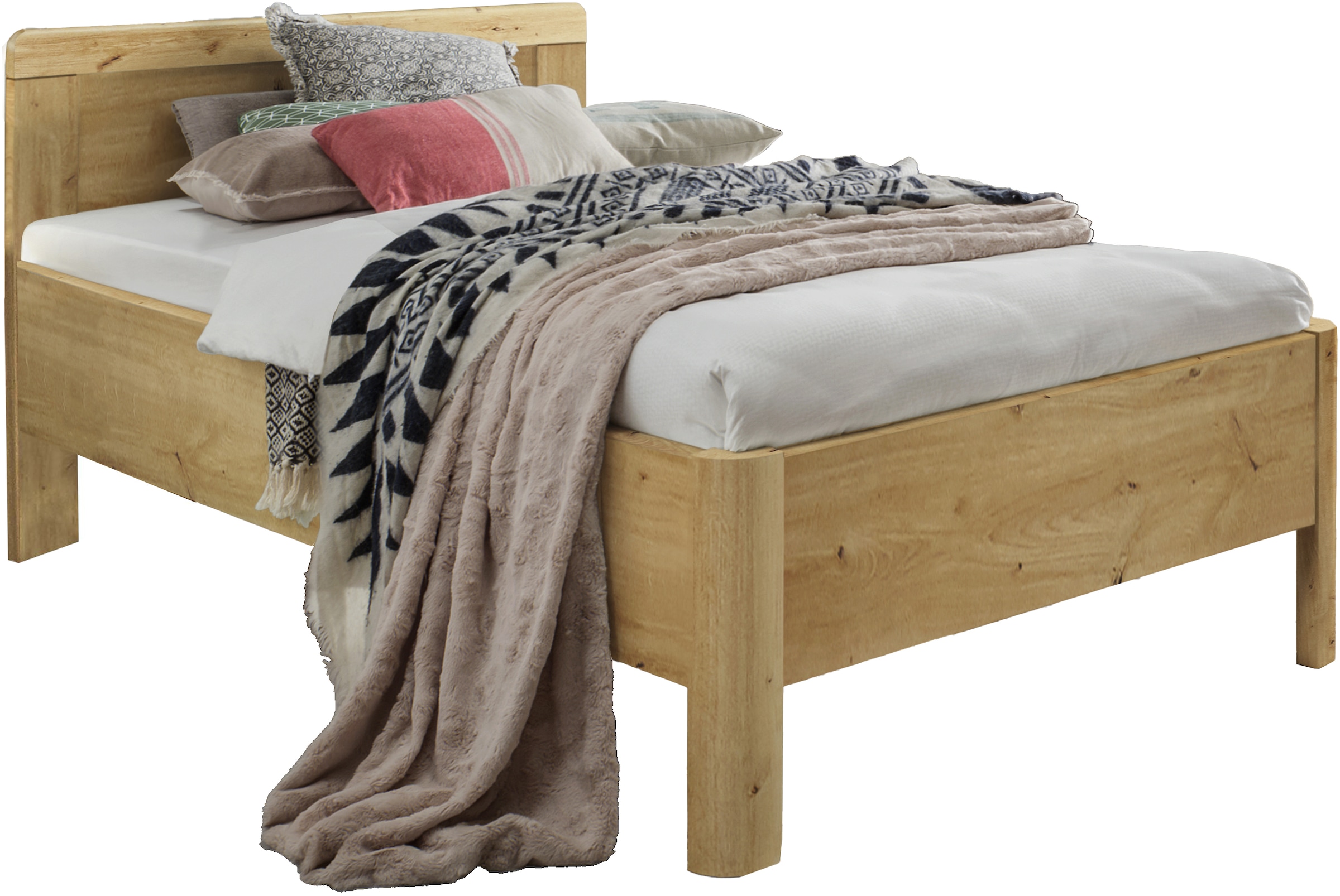 WIEMANN Holzbett »Bern, Bettgestell, Bettrahmen, für Schlafzimmer« 4-fache Liegehöhenverstellung, MADE IN GERMANY,  verschiedene Größen und Farben, in Komforthöhe