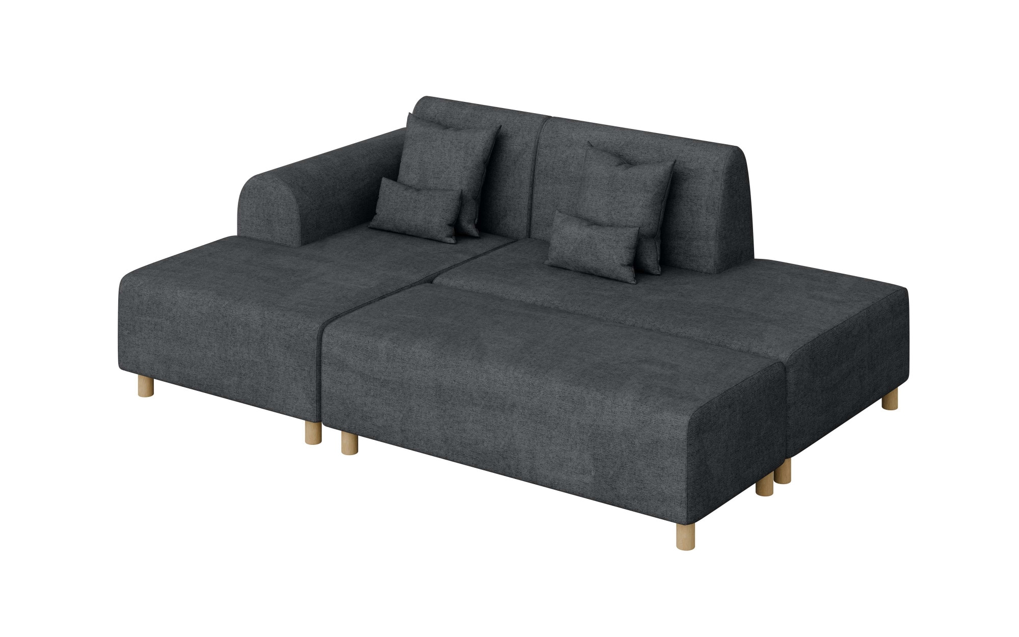 INOSIGN Ecksofa »Suyala«, L-Form mit Hocker