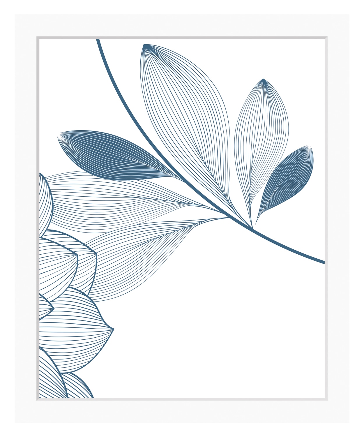 queence Bild »Anja« Blumen | Blätter | Kunst | Modern | Pflanzen | Pflanzenbilder Set,  Blumen, gerahmt