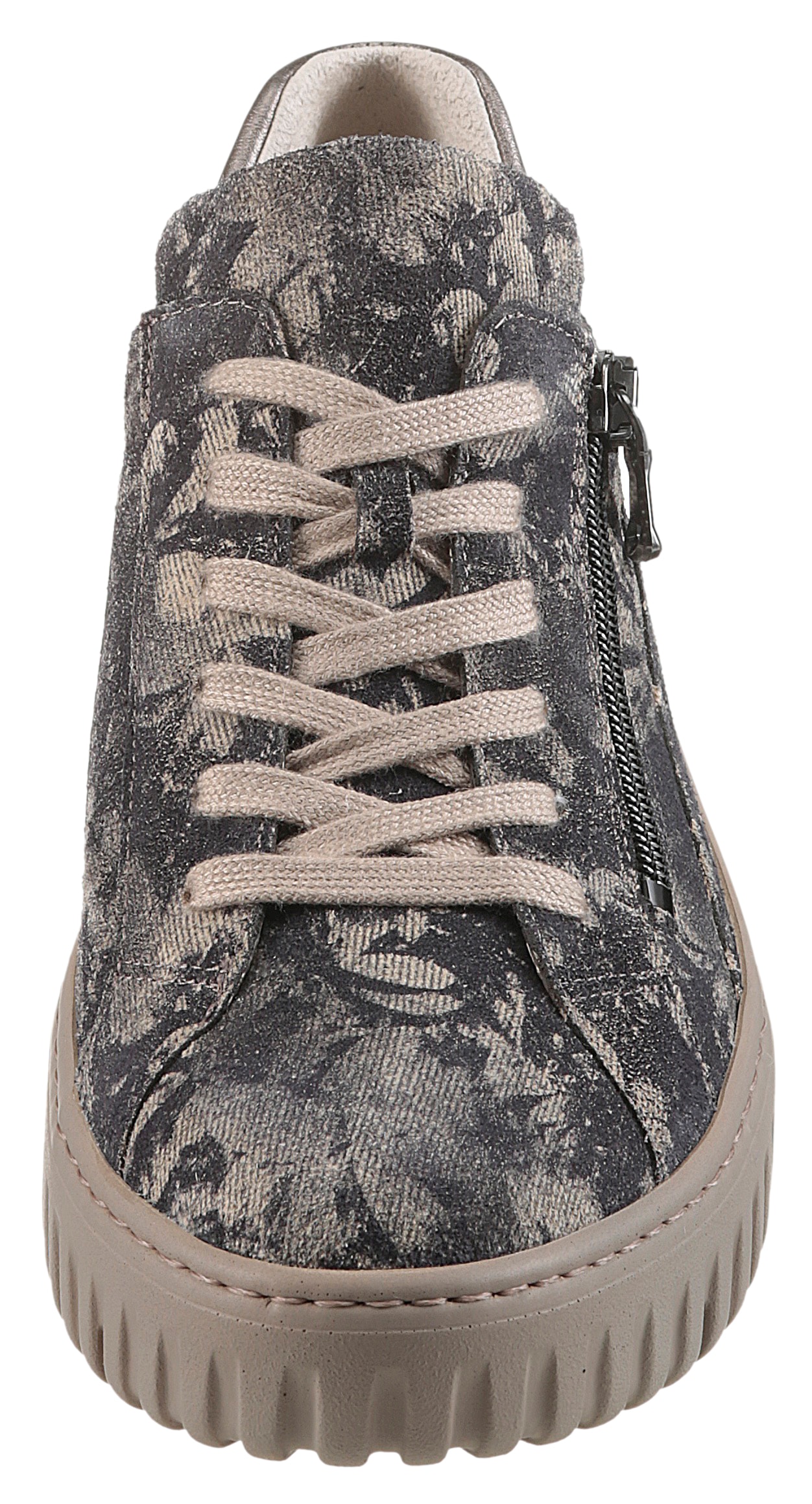 Waldläufer Plateausneaker »H-LIVIA«  Schnürschuh, Halbschuh, Komfortschuh mit herausnehmbarem Lederfußbett