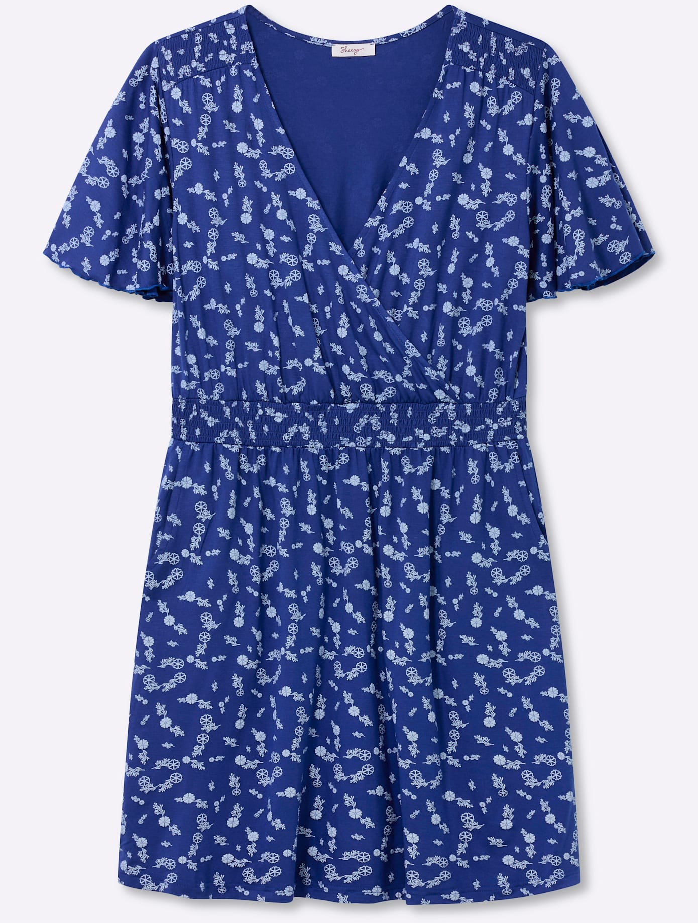 Sheego Sommerkleid »Jersey-Kleid« Eingrifftaschen