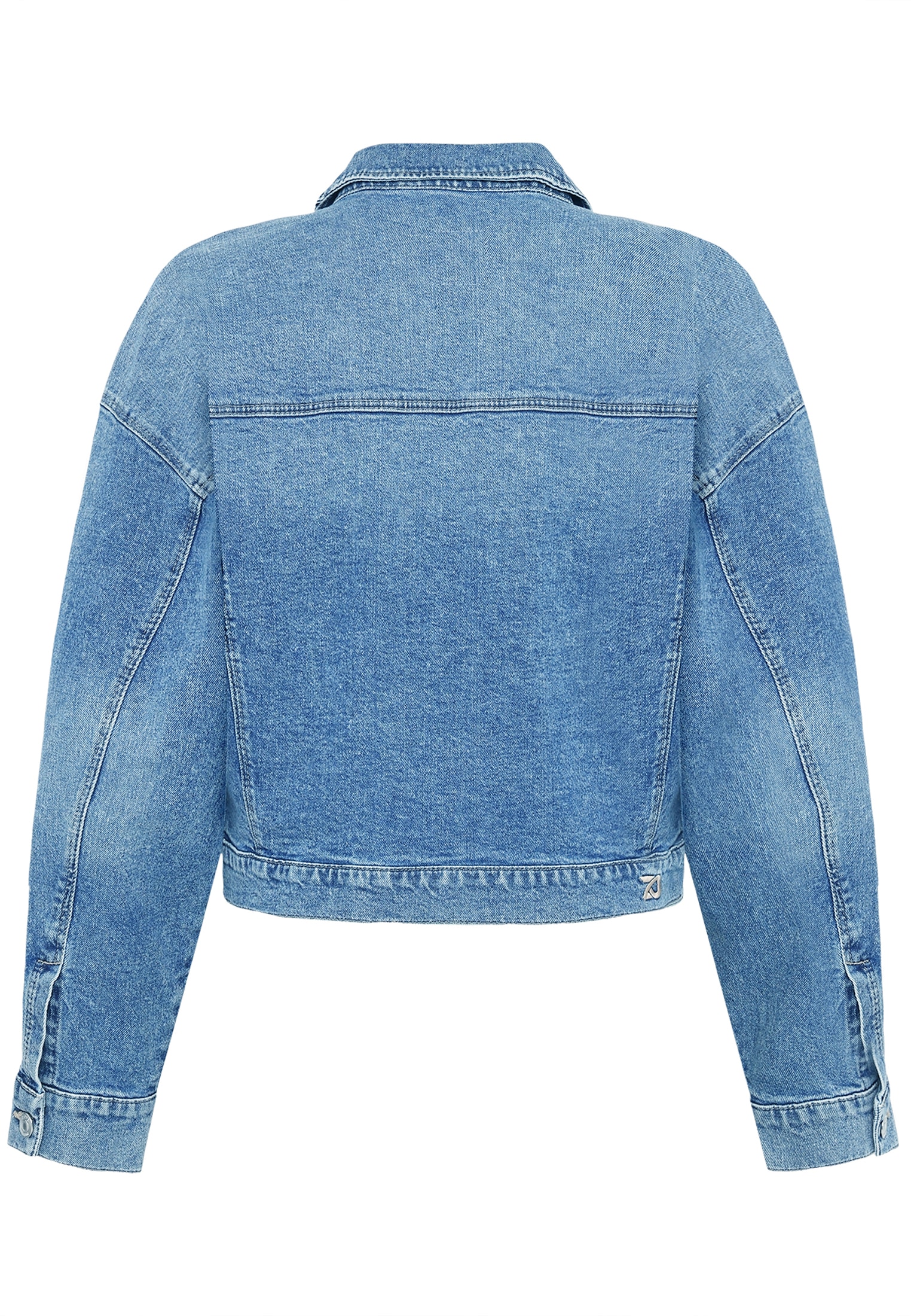 Zero Jeansblazer »Jeansjacke kurz mit Knopfleiste«