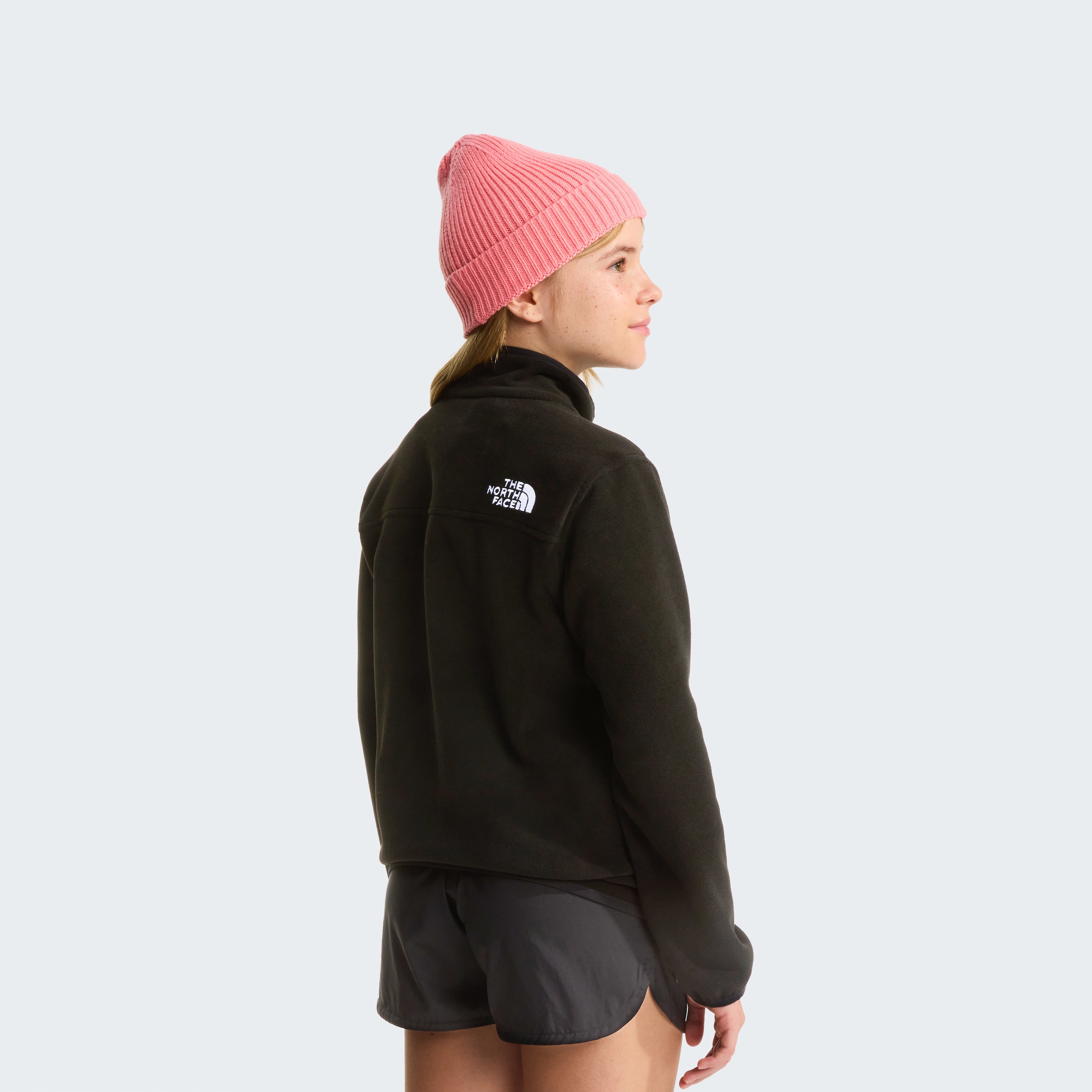 The North Face Fleecejacke »TEEN GLACIER FZ ZIP IN JACKET« mit Zip-In-Funktion, weiches und strapazierfähiges Material