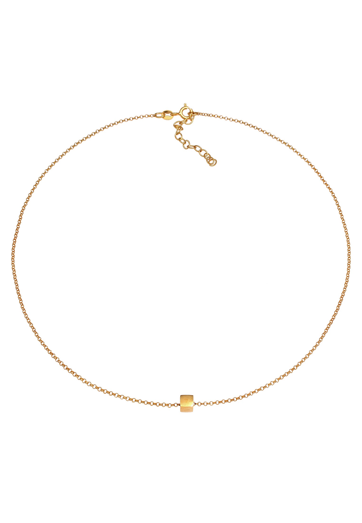 Elli Choker »Halskette Choker Würfel Viereck Geo 925 Silber«
