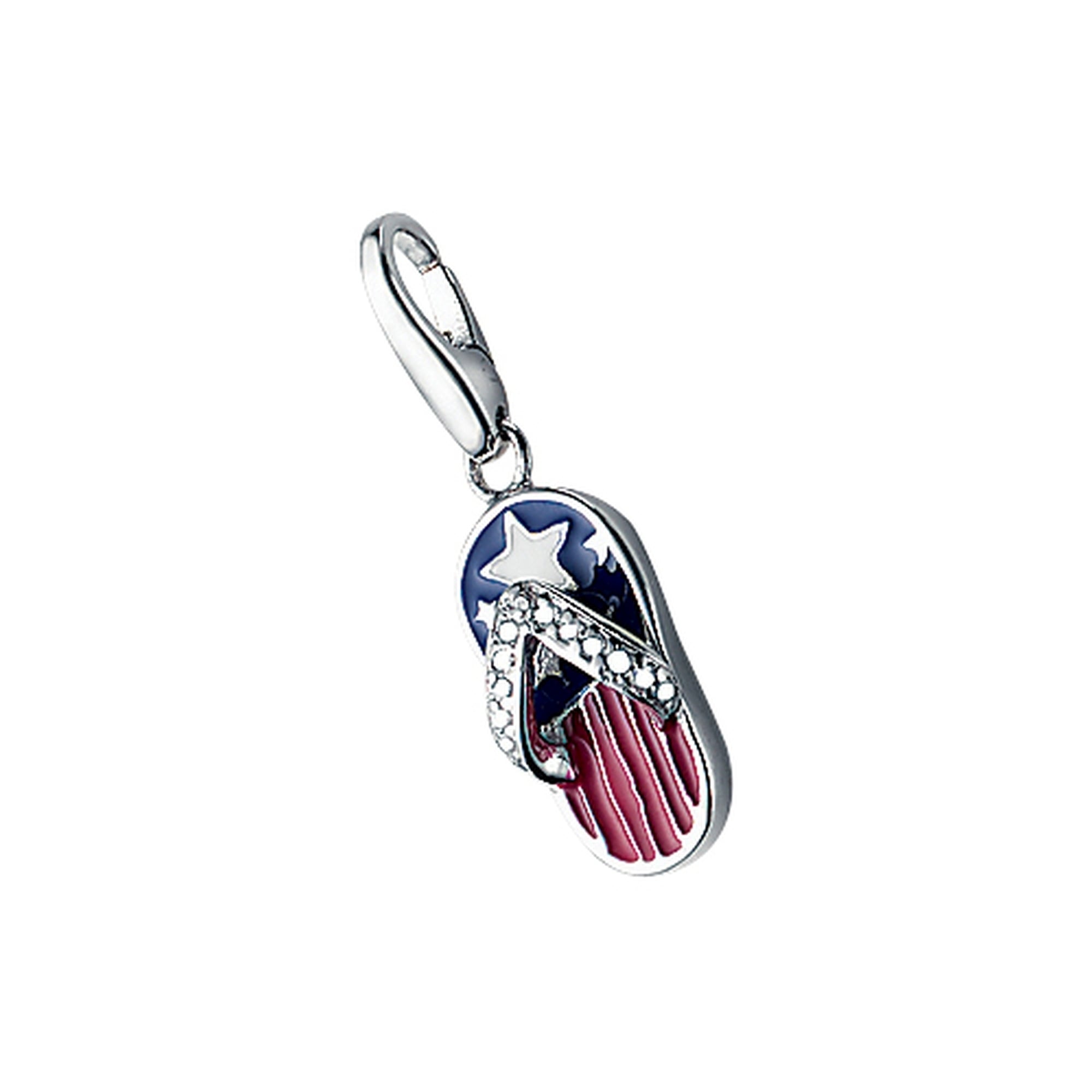 Charm-Einhänger »Charm Flipflop Amerika Look«