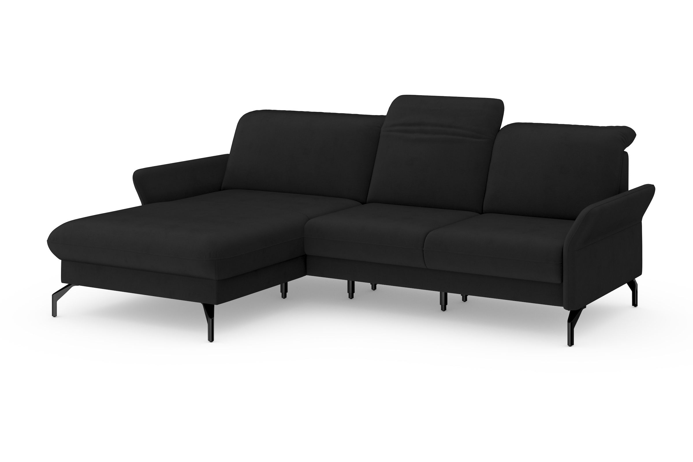 sit&more Ecksofa »Fashion L-Form«, wahlweise mit Kopfteilverstellung und Vorziehsitz, motorisch