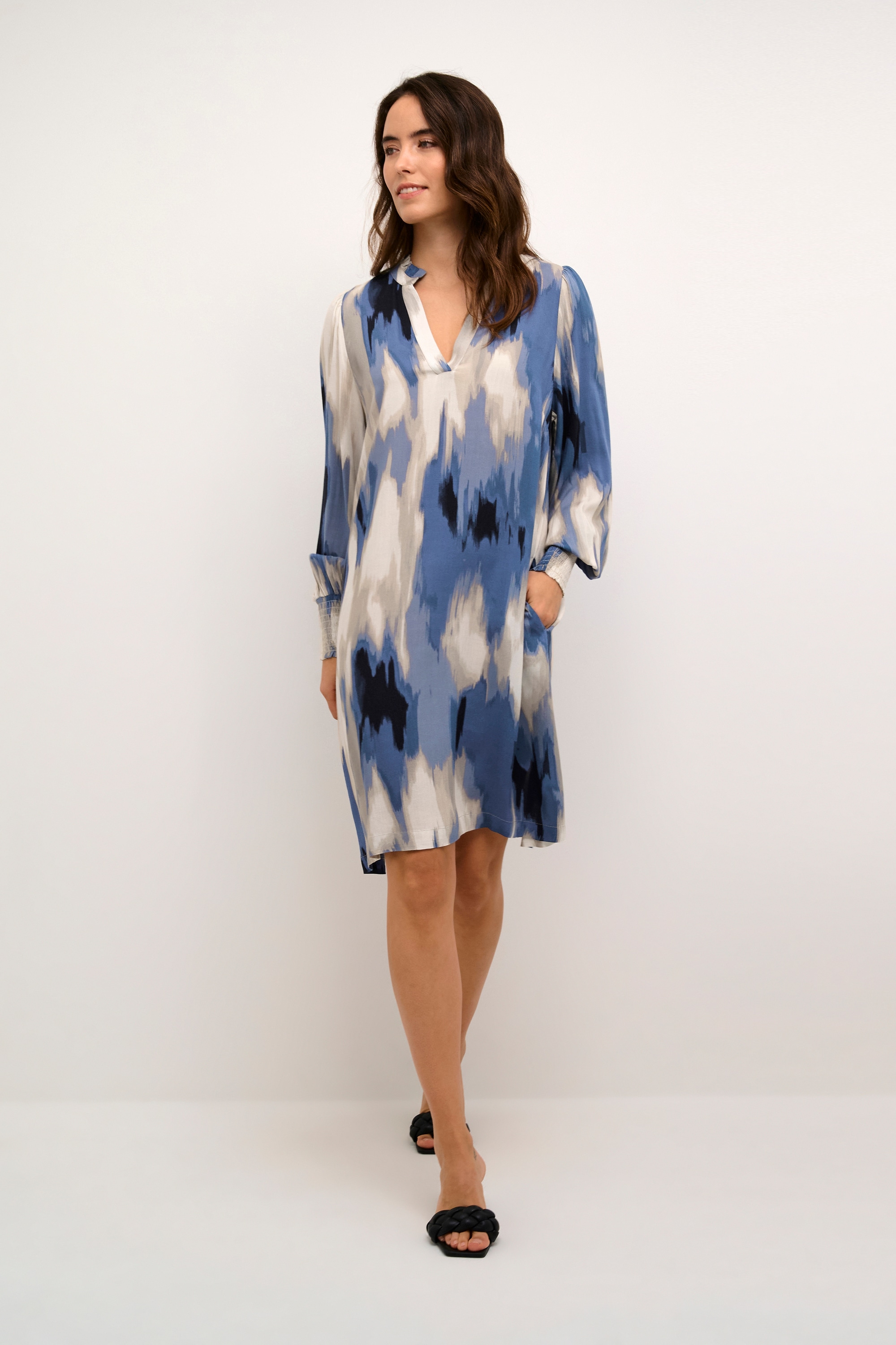 KAFFE Midikleid »Kleid KAbeathe«
