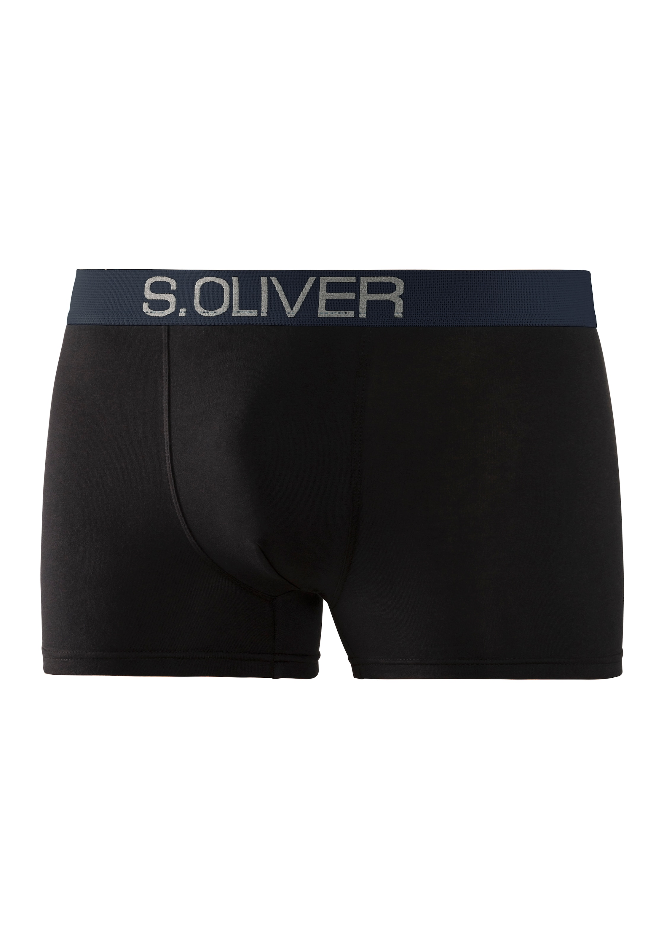 s.Oliver Boxer, (Packung, 4 St.), mit kontrastfarbenem Webbund bei OTTO | Hipster-Panties