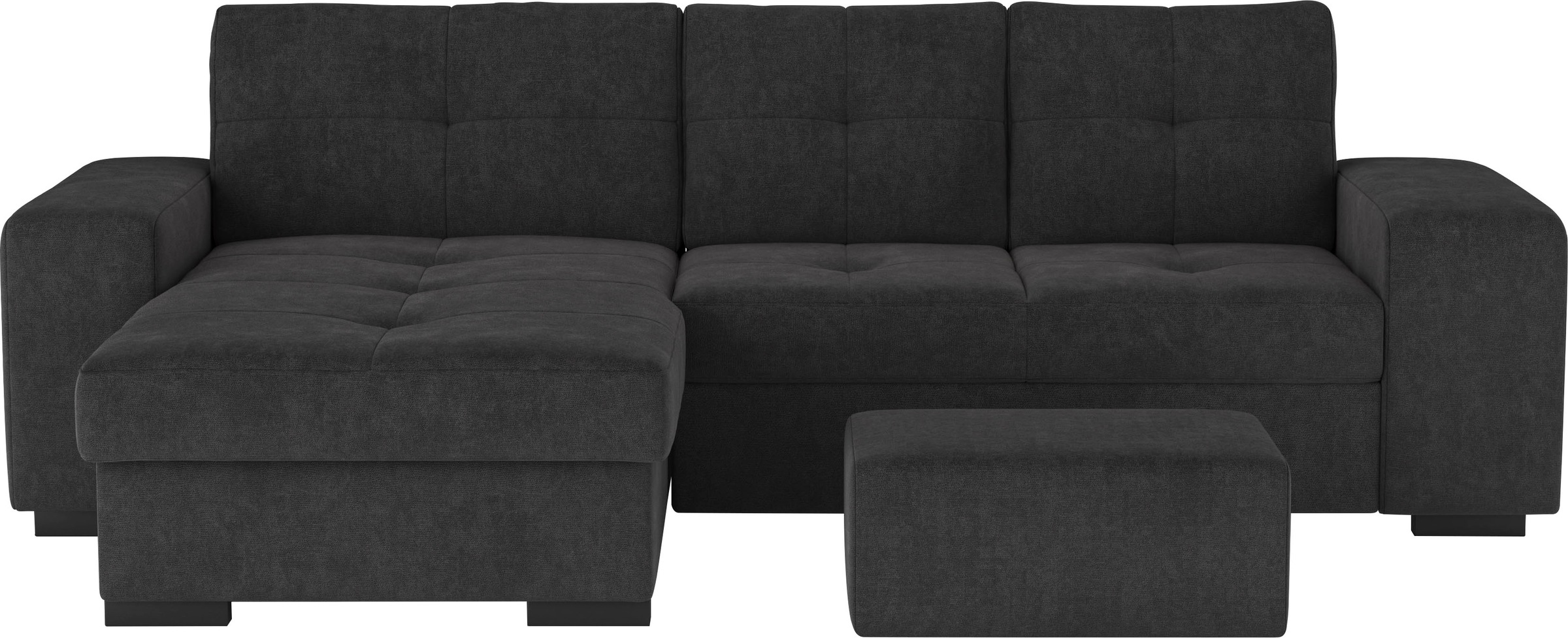 COTTA Ecksofa »Mattina L-Form«, mit Hocker, wahlweise mit Bettfunktion & Bettkasten