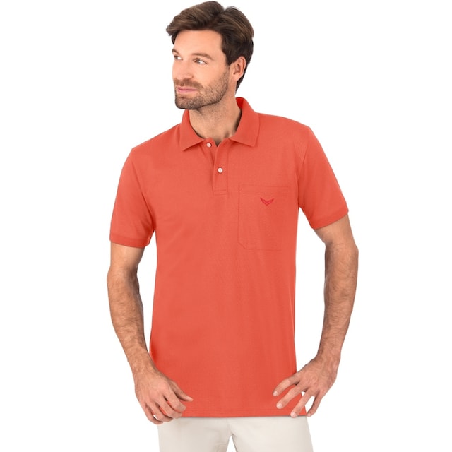 Polohemd OTTO online Trigema »TRIGEMA kaufen Poloshirt bei mit Brusttasche«