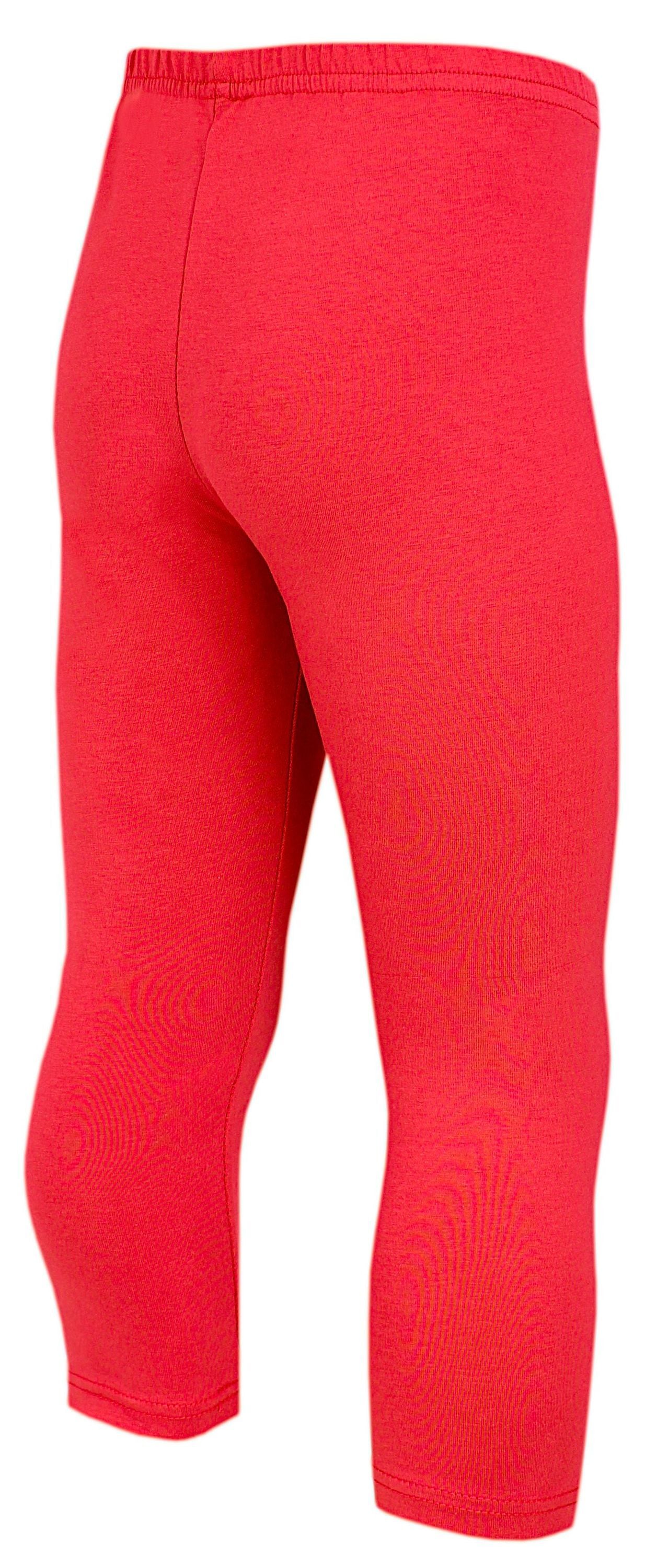 TupTam 3/4-Leggings »Leggings Mädchen Leggings 3/4 Capri Hose 3er Pack«