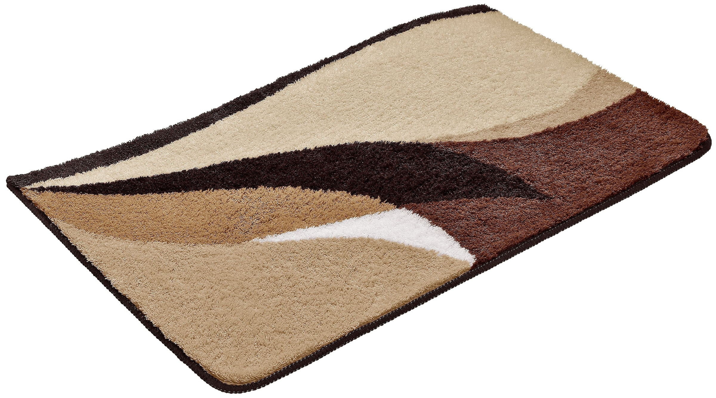 my home Badematte »Magnus, Badvorleger, Badezimmer Teppich« mehrfarbig, Badteppich, Badematten auch als 2 teiliges Set & rund