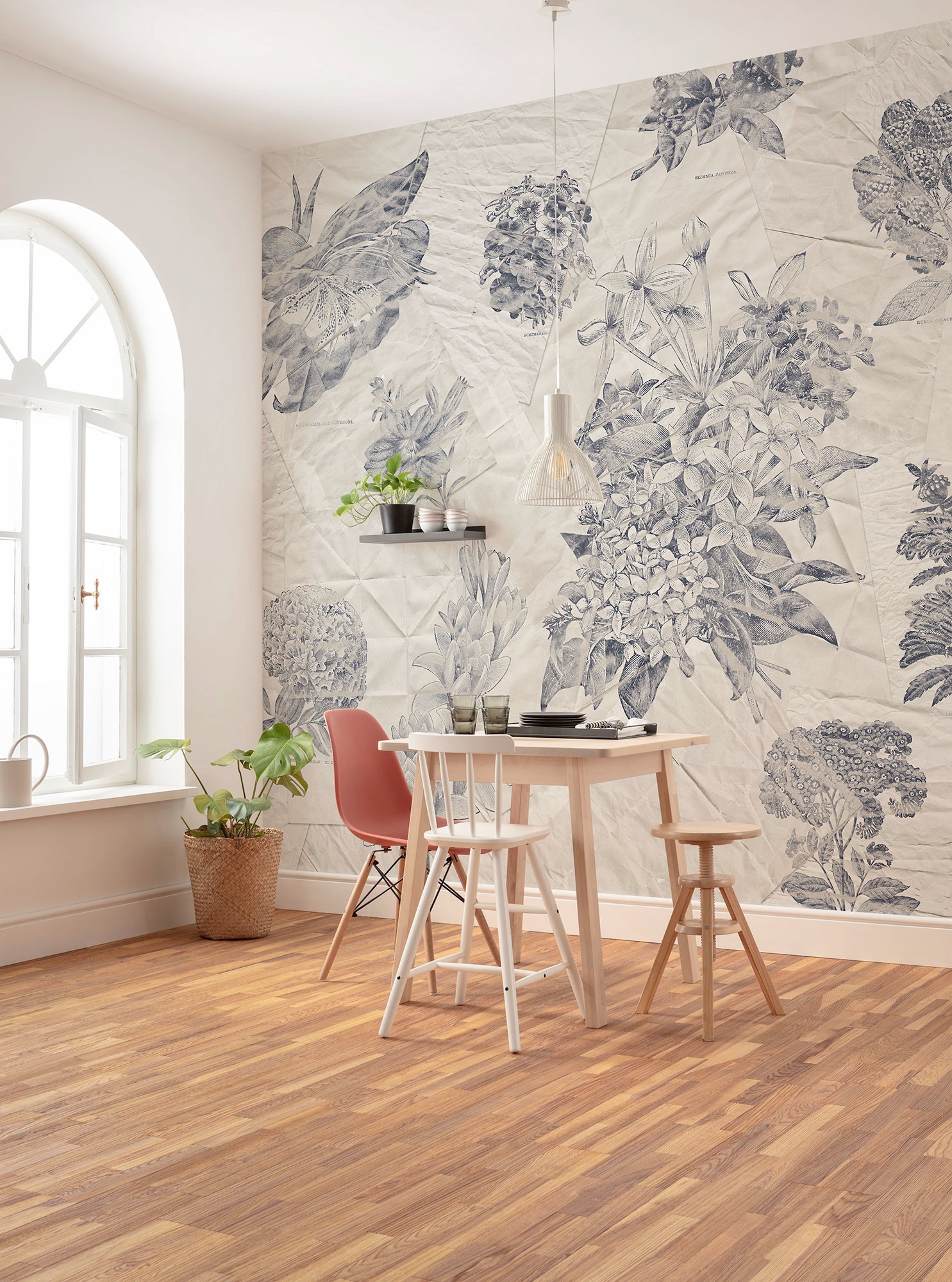 Komar Vliestapete »Digitaldruck Vlies - Botanical Papers - Größe 400 x 280 cm«, bedruckt, Wohnzimmer, Schlafzimmer