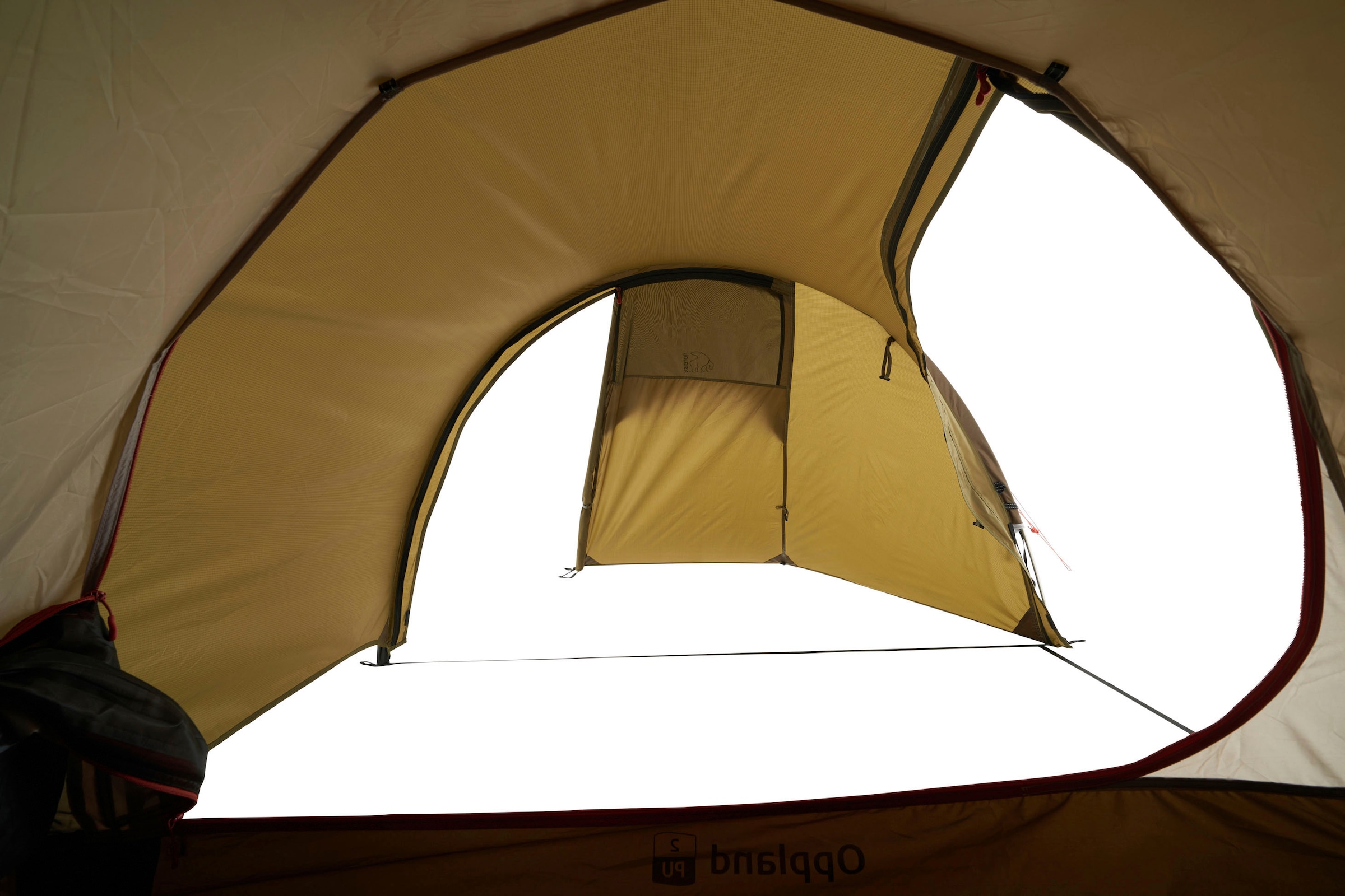 Nordisk Tunnelzelt »Oppland 2 (2.0) PU Tent Dark Olive«, 2 Personen, (Packung, 1 tlg.)