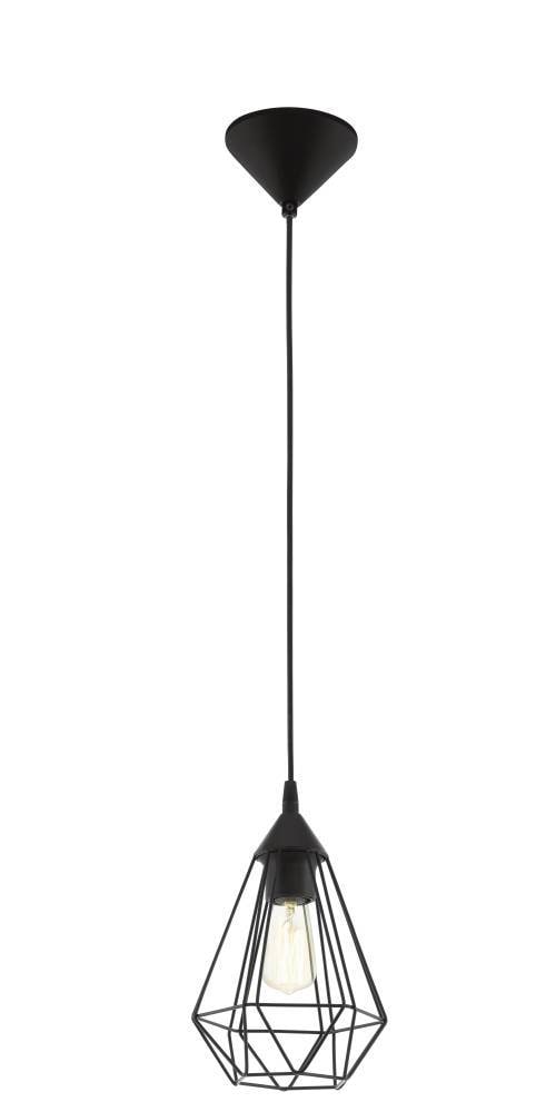 EGLO Pendelleuchte »TARBES Hängeleuchte, Pendellampe, Vintage, Retro, Stahl, schwarz E27«, 1 flammig, Leuchtmittel E27 | ohne Leuchtmittel, Wohnzimmerlampe, Esstischlampe, Drahtgeflecht, 1 flammig, 110x17,5cm