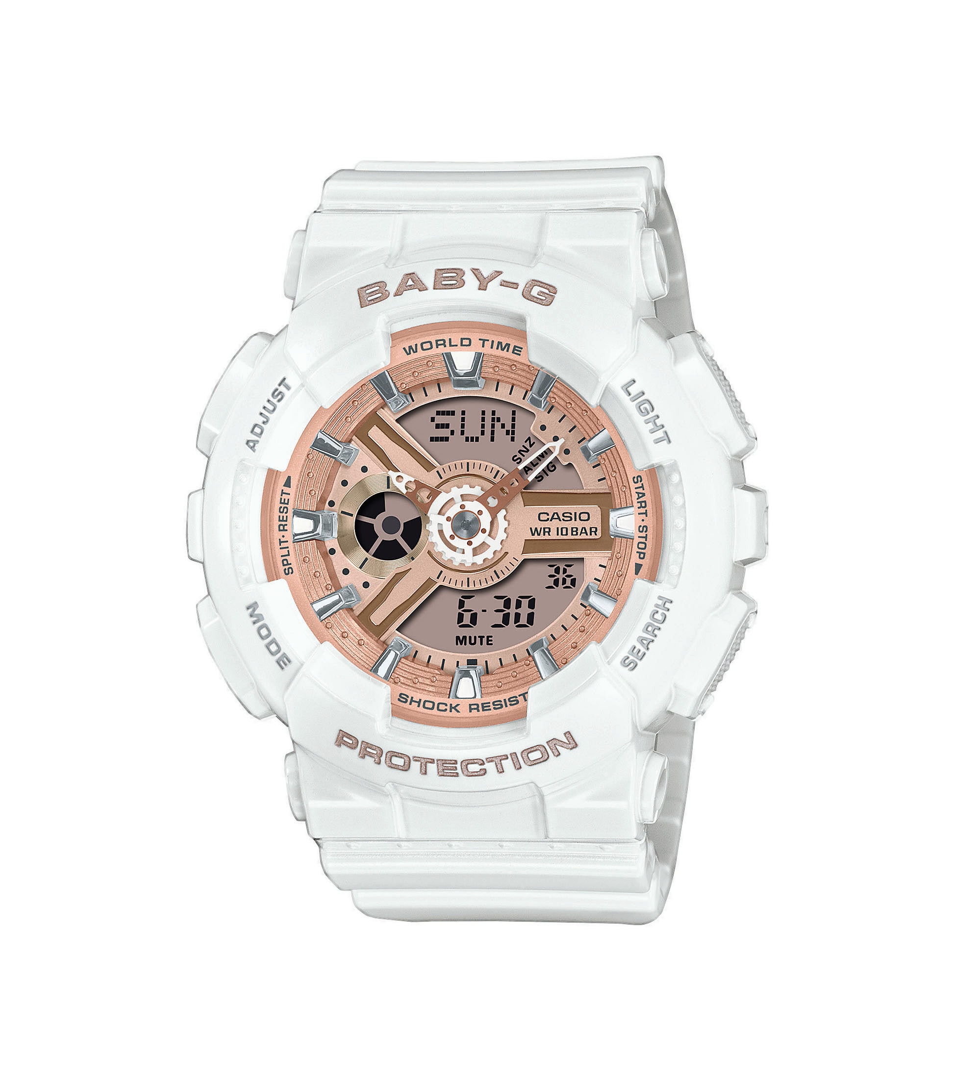 CASIO BABY-G Chronograph Quarzuhr, Armbanduhr, Damenuhr, analog, digital