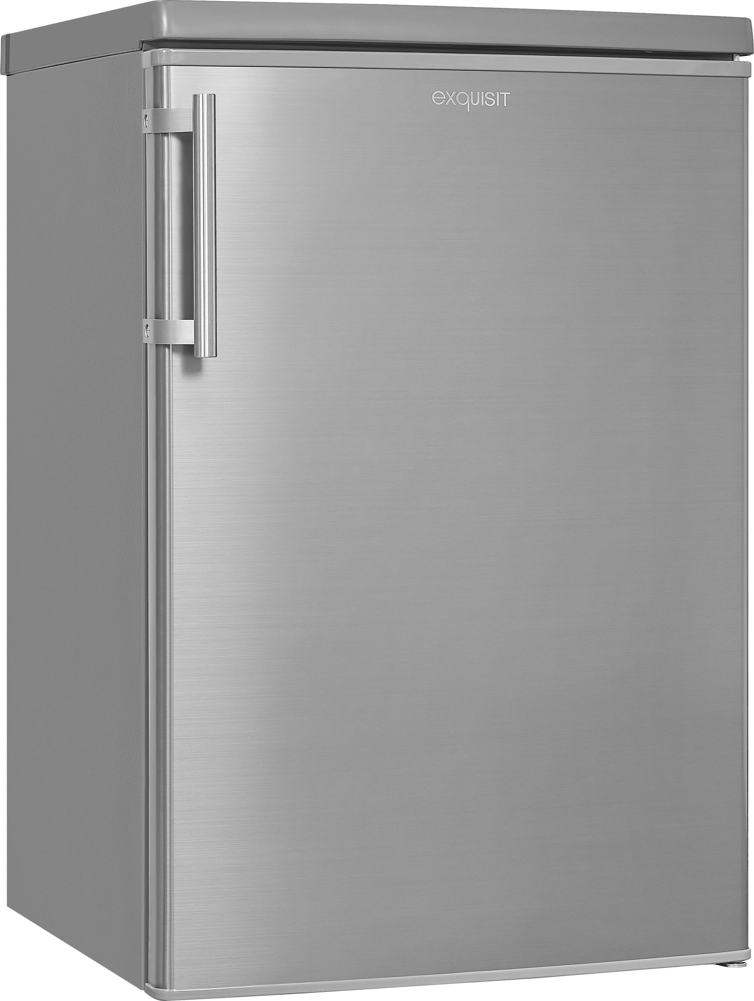 exquisit Kühlschrank, inoxlook, 55,0 cm 85,5 breit jetzt cm hoch, KS16-4-HE-040E OTTO bei