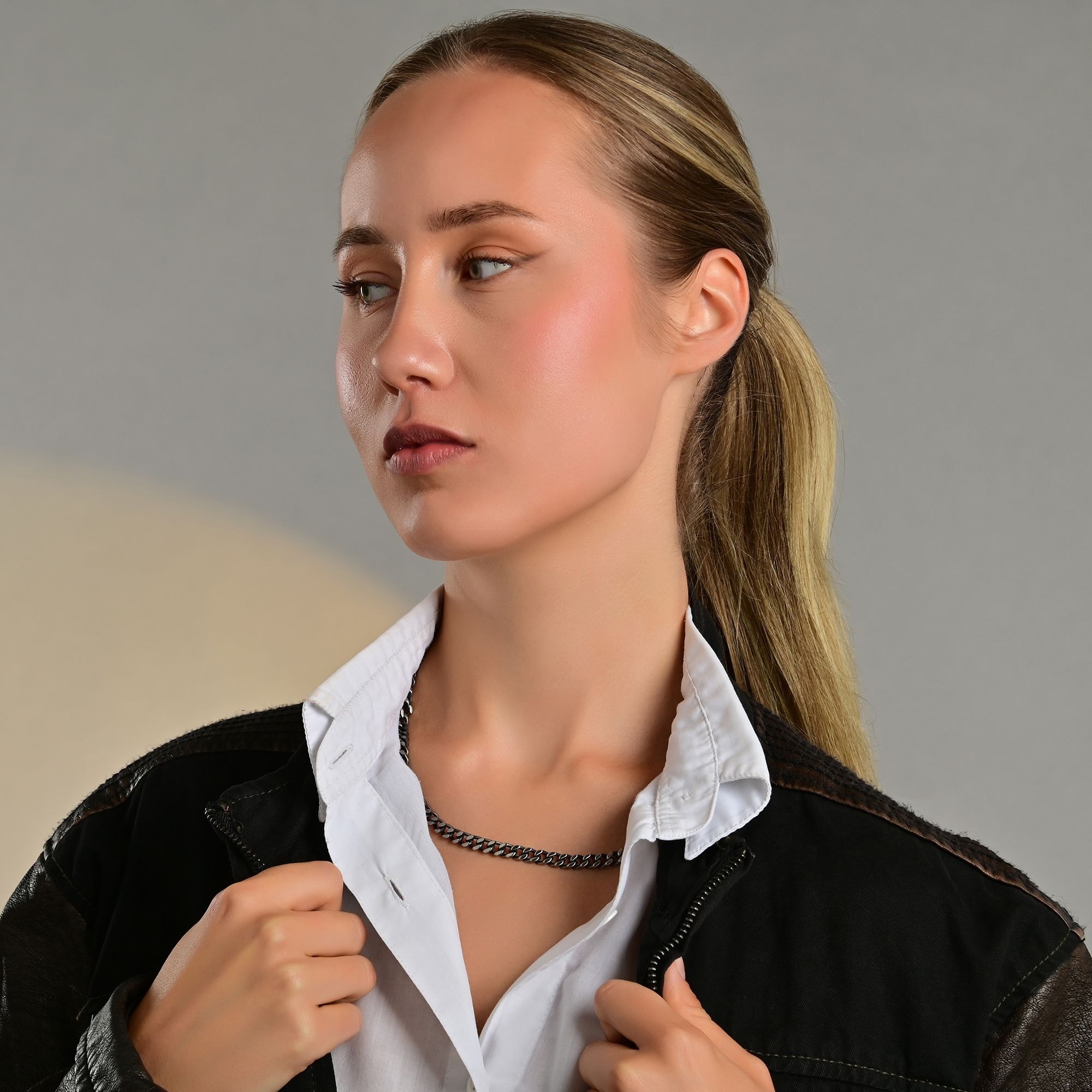 Adelia´s Gliederkette »Unisex Halskette aus Edelstahl 60 cm«