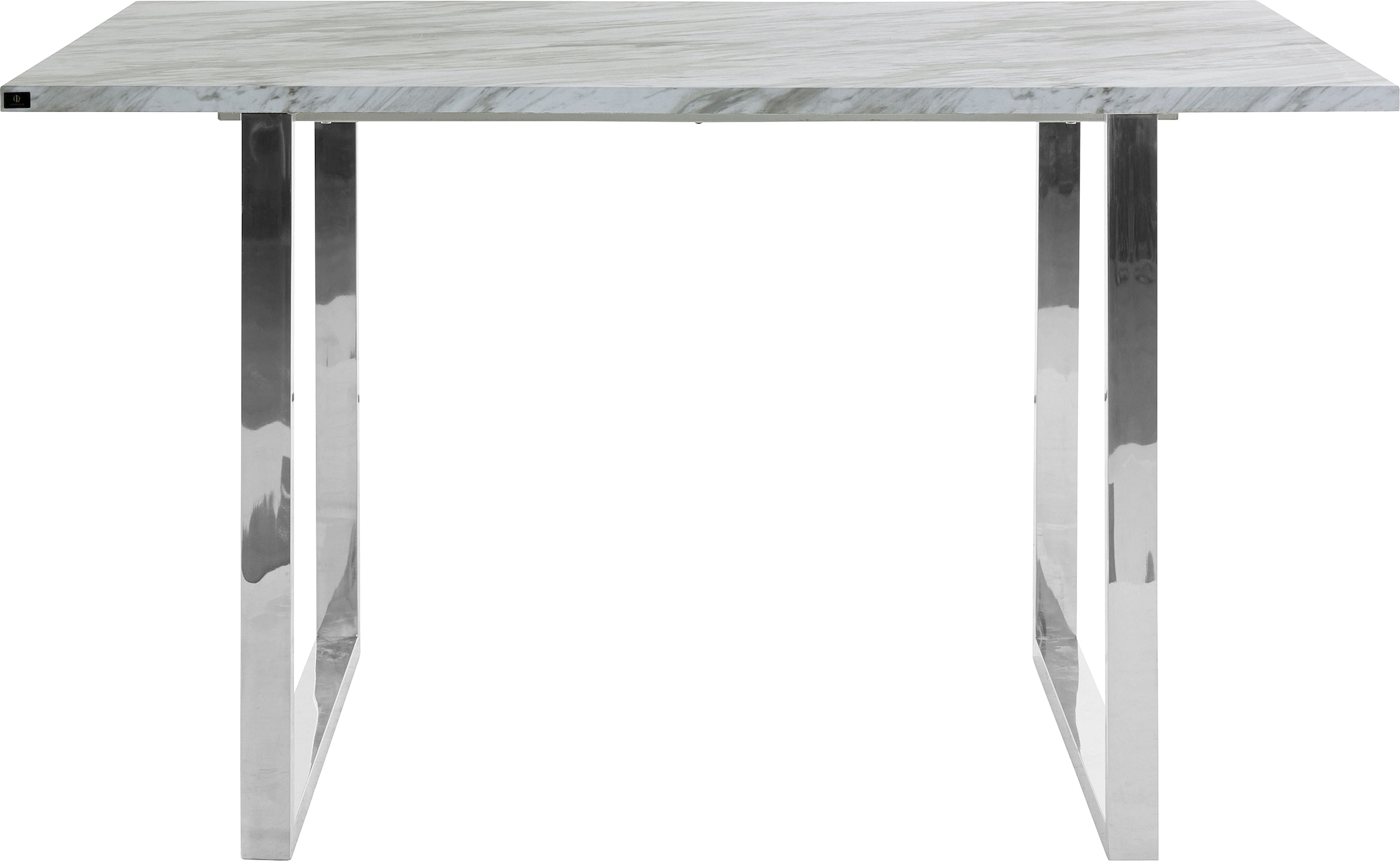 Leonique Esstisch »Cevennen«, (1 St.), Tischplatte MDF in Marmor Optik,  Gestell aus Metall, 120 oder 160 cm bei OTTO