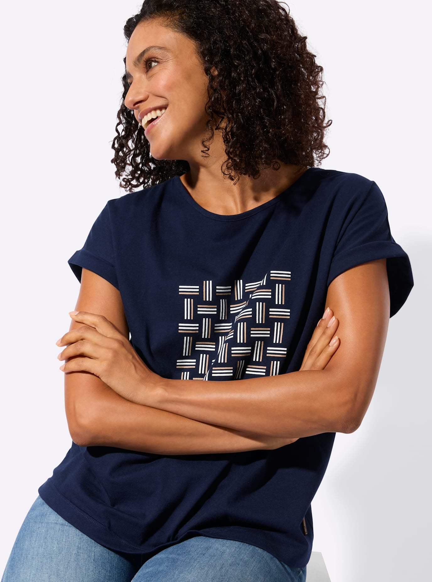 Casual Looks Kurzarmshirt »Shirt« 1 tlg.